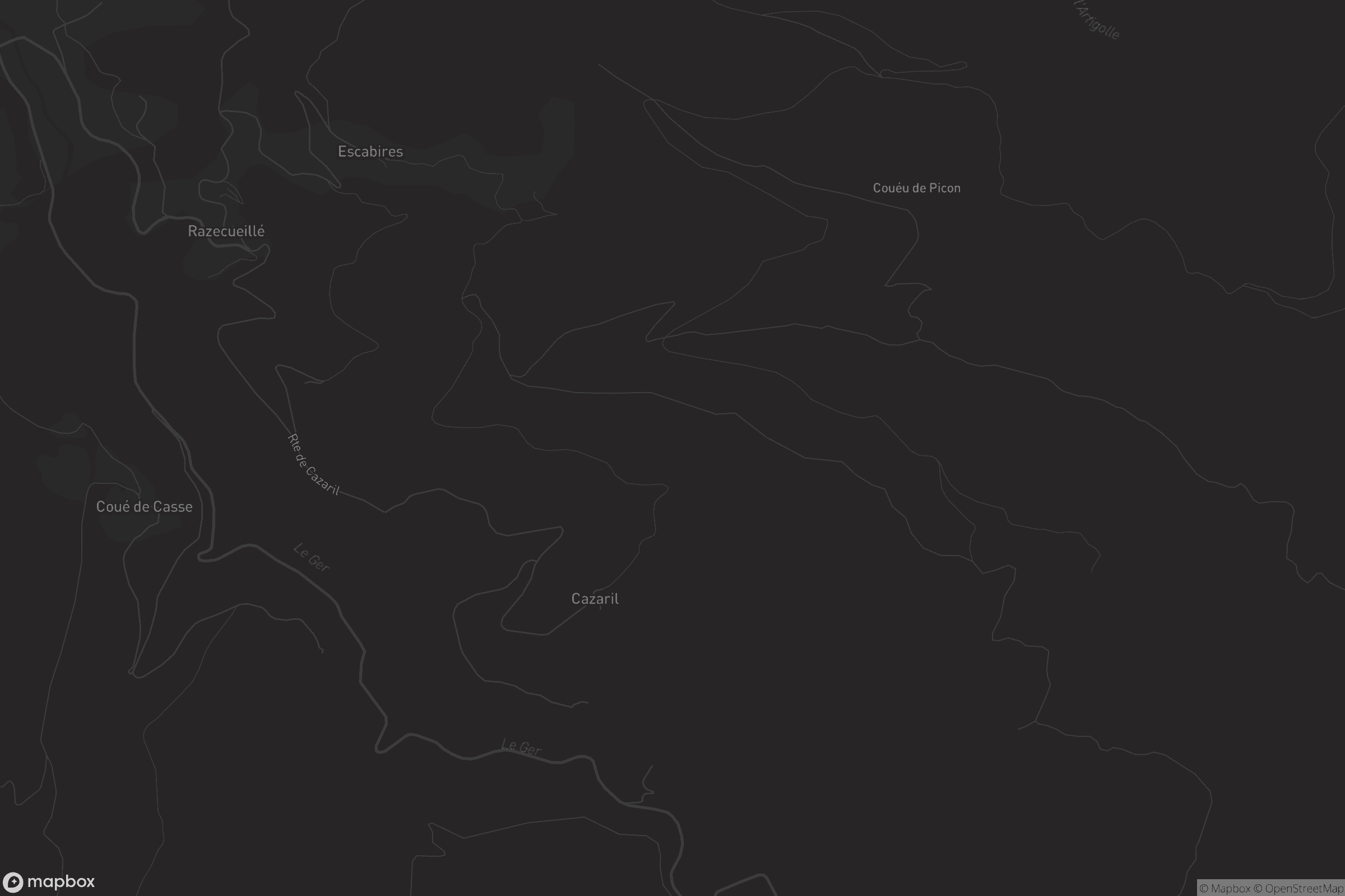 Carte de Razecueillé