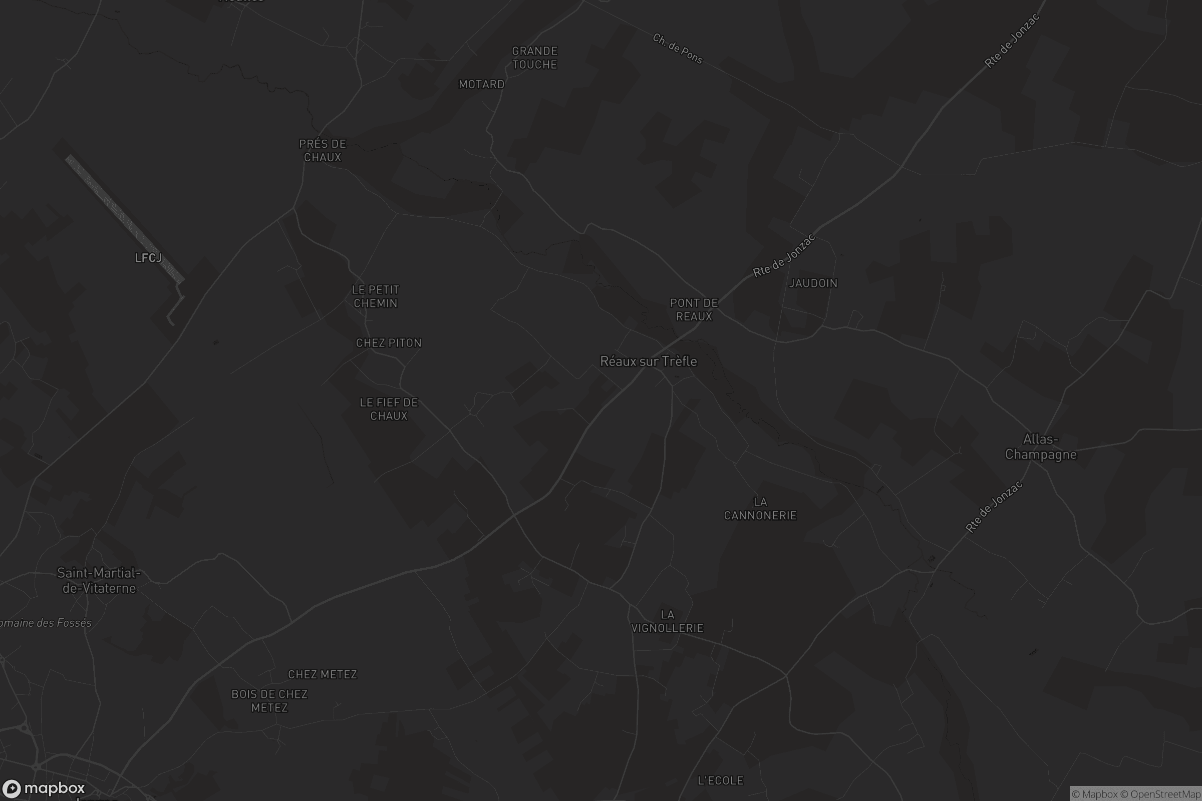 Carte de Réaux-sur-Trèfle