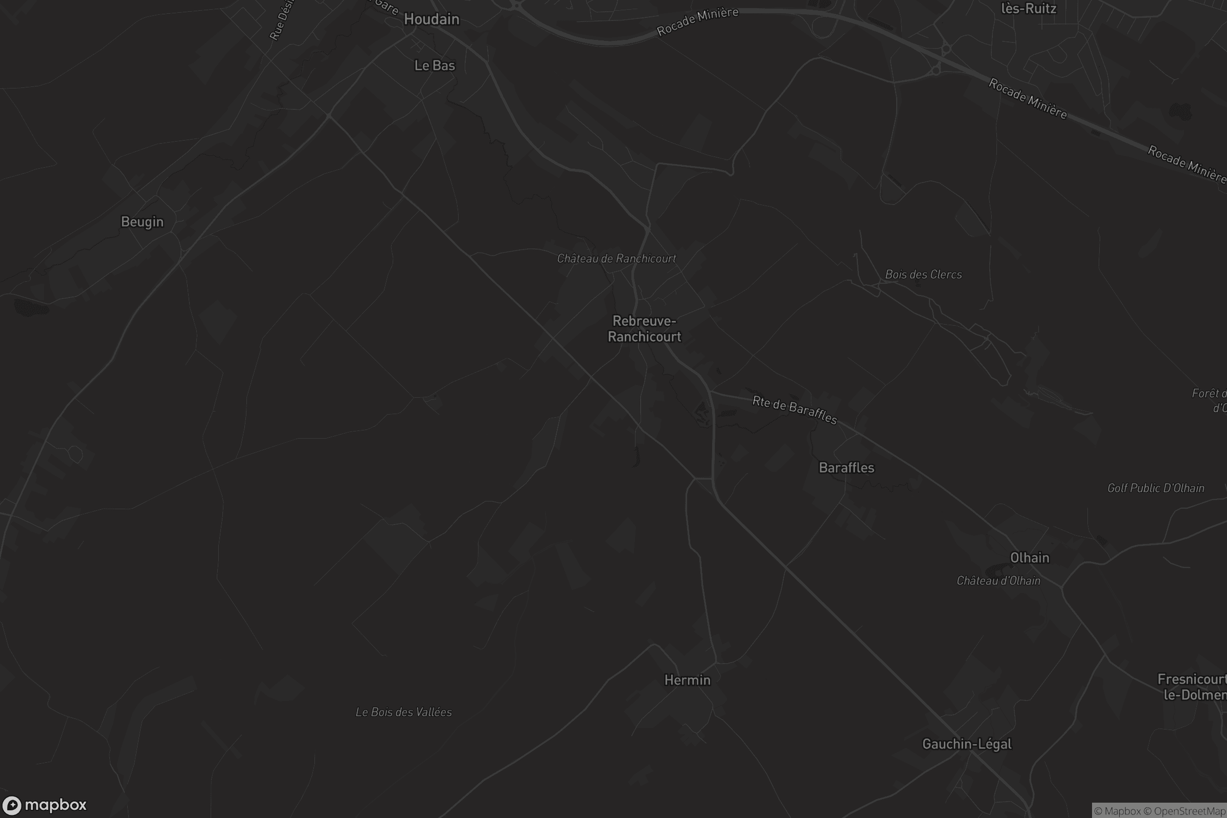 Carte de Rebreuve-Ranchicourt