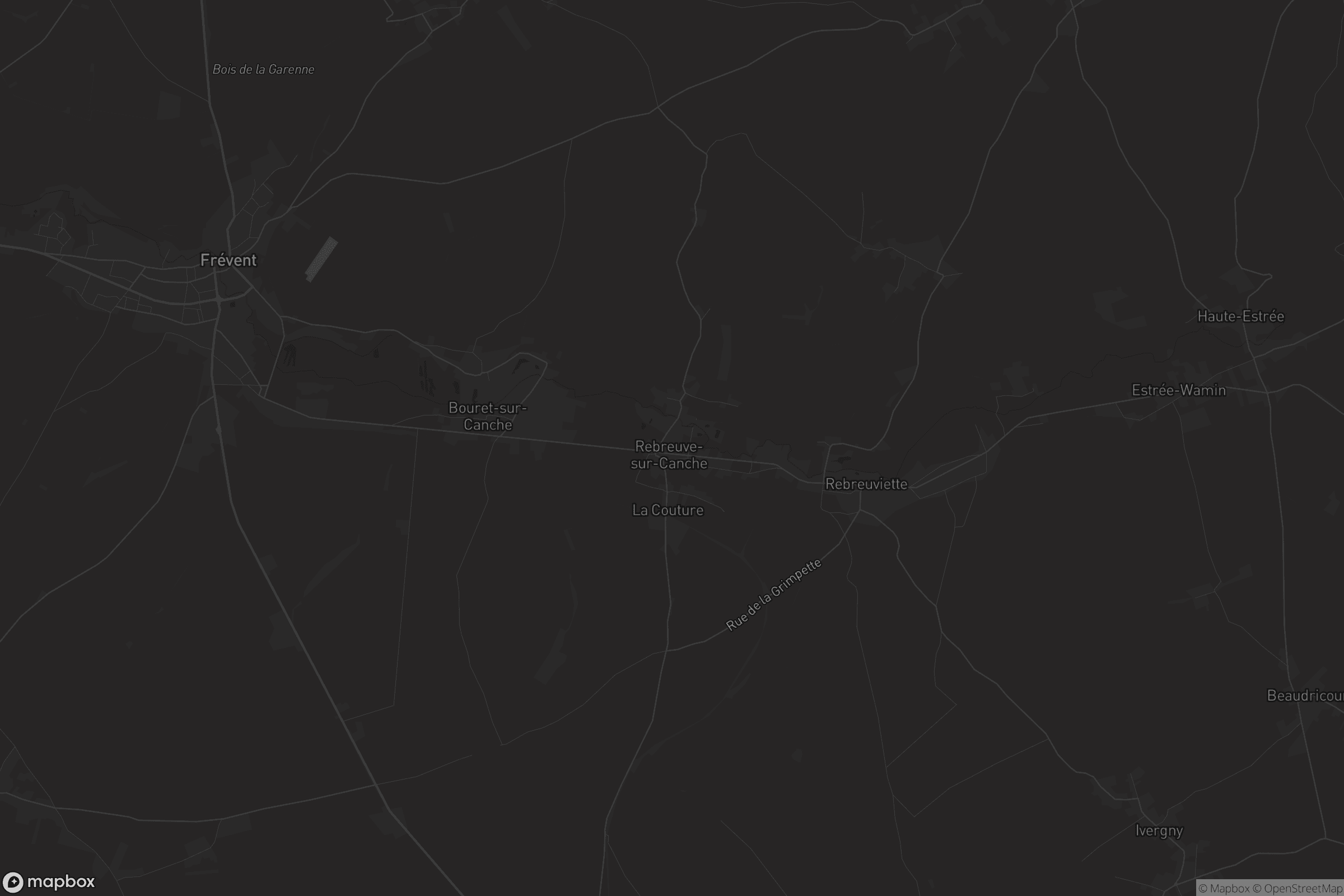 Carte de Rebreuve-sur-Canche