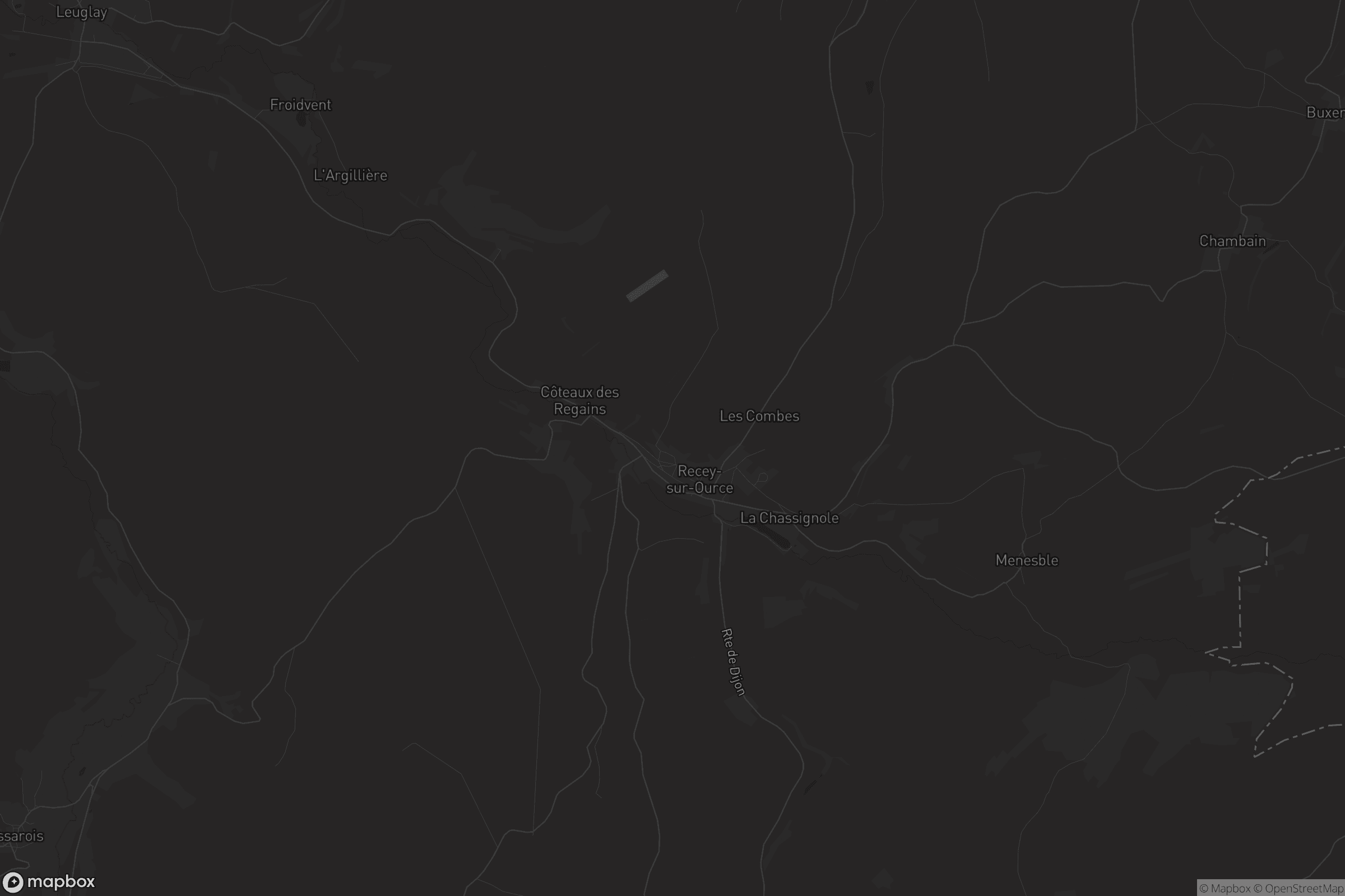 Carte de Recey-sur-Ource