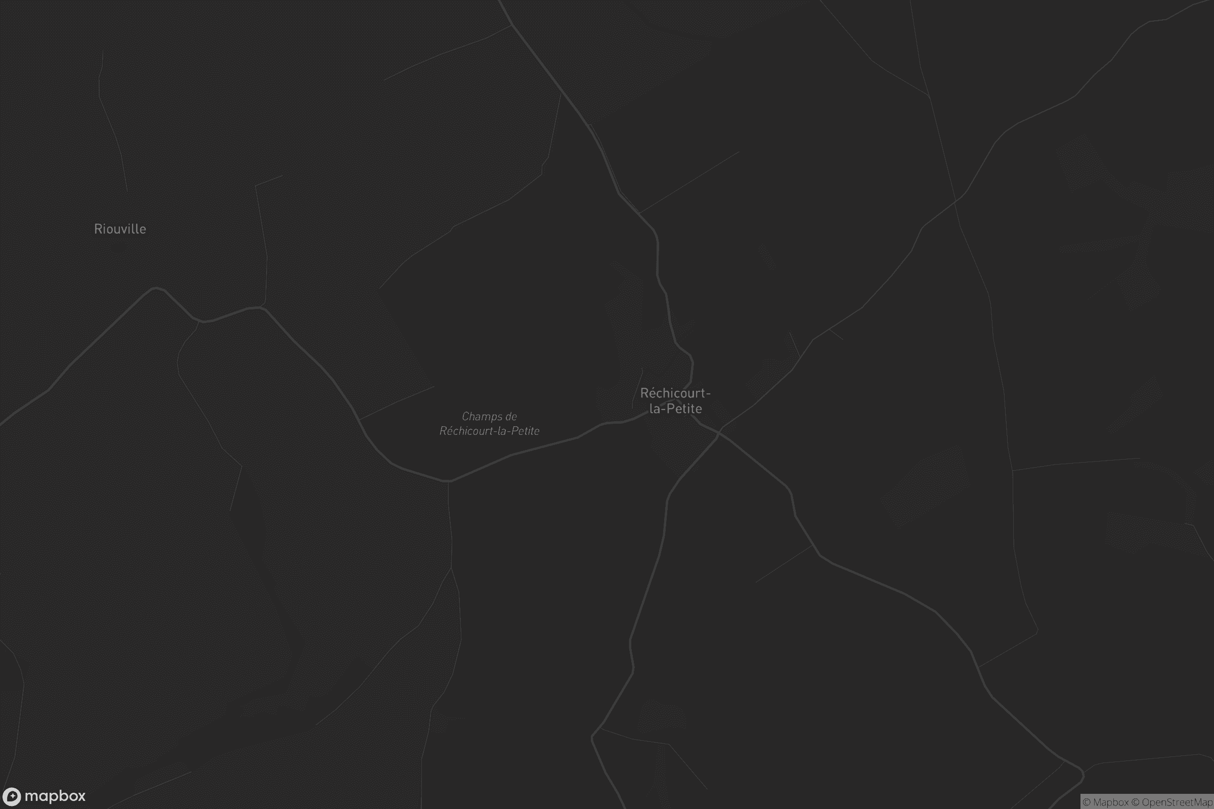 Carte de Réchicourt-la-Petite