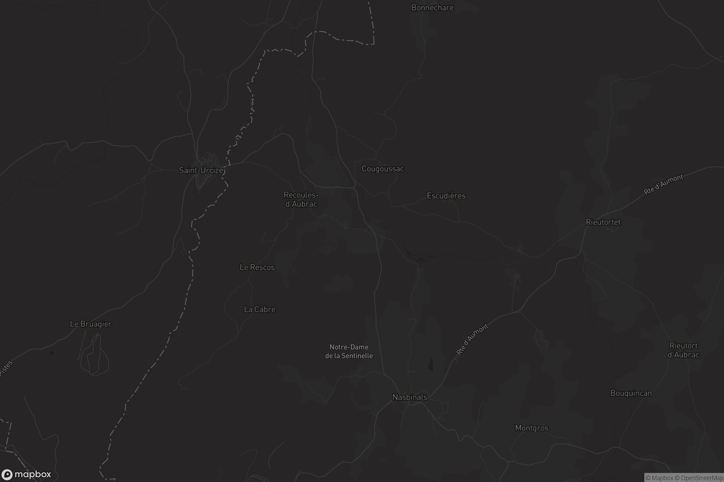 Carte de Recoules-d'Aubrac