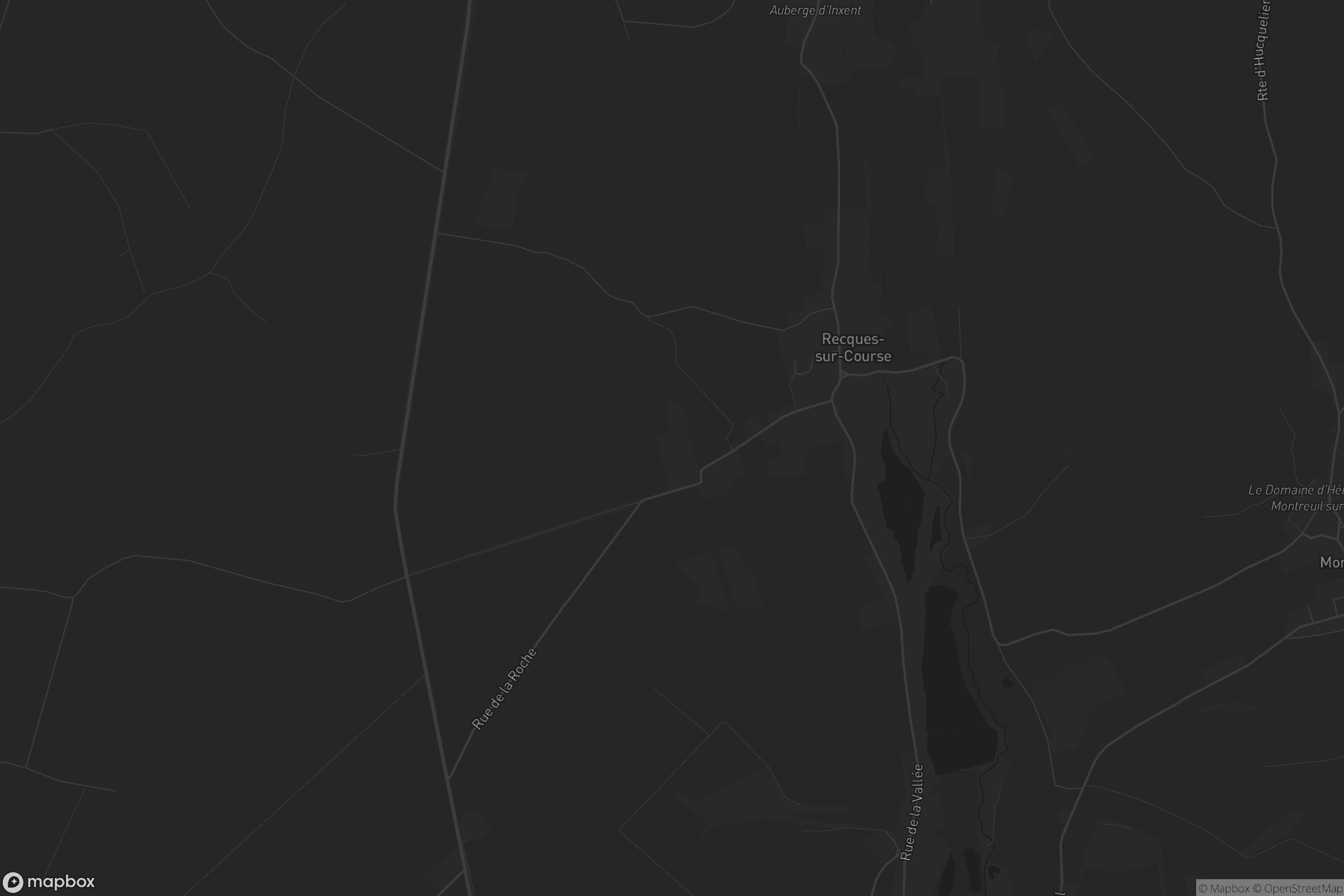 Carte de Recques-sur-Course