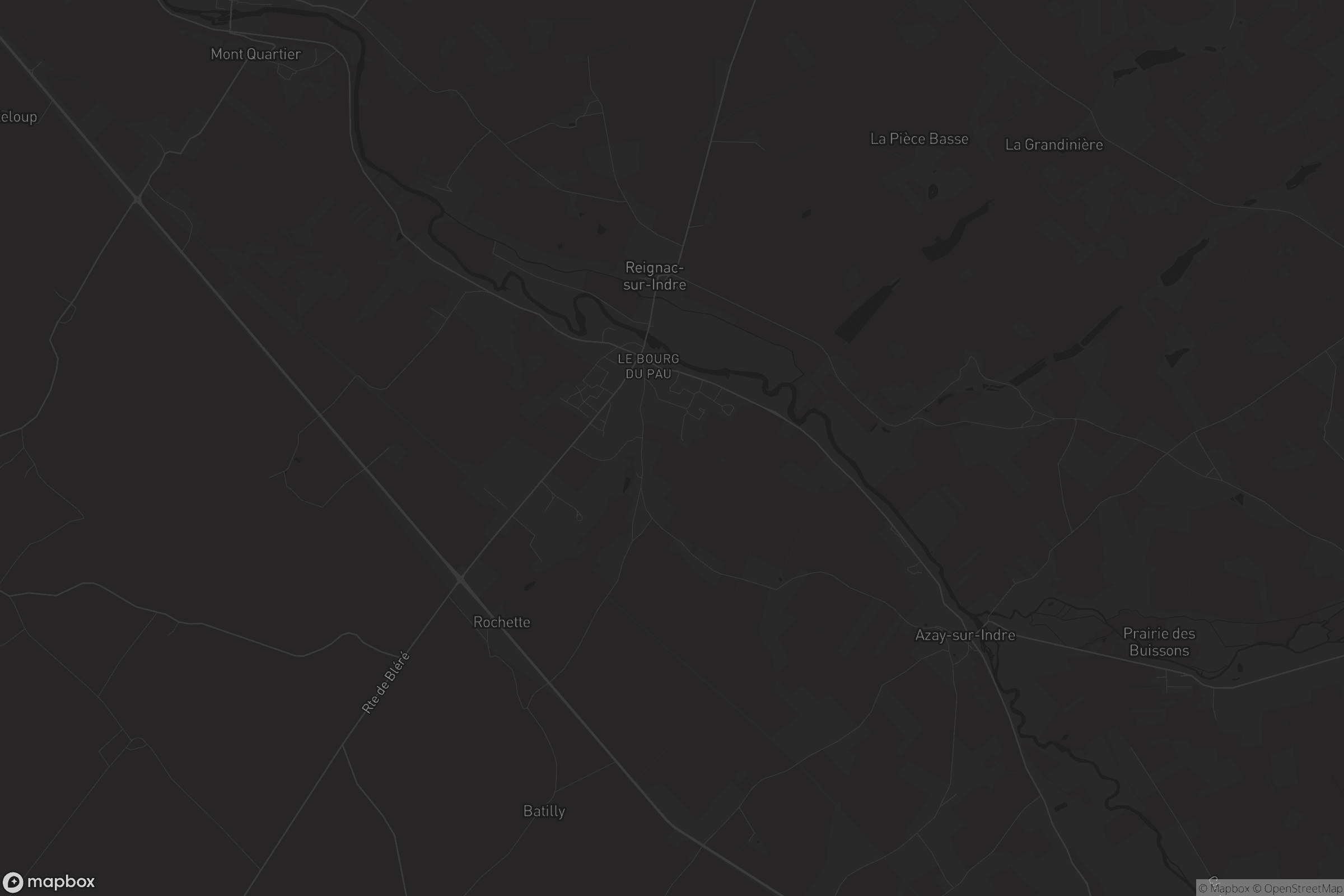 Carte de Reignac-sur-Indre