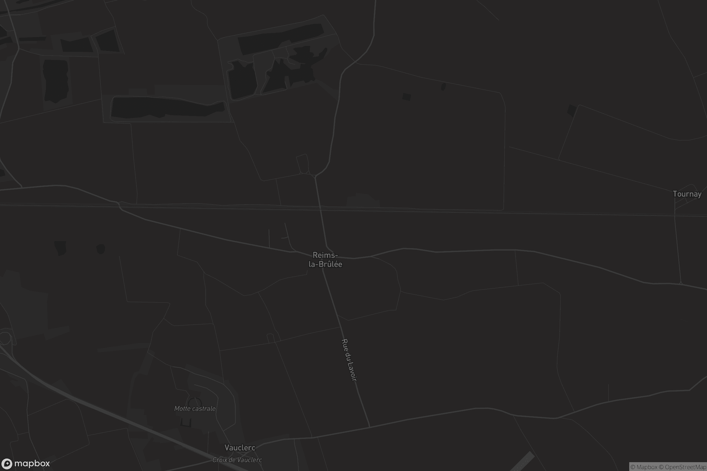 Carte de Reims-la-Brûlée