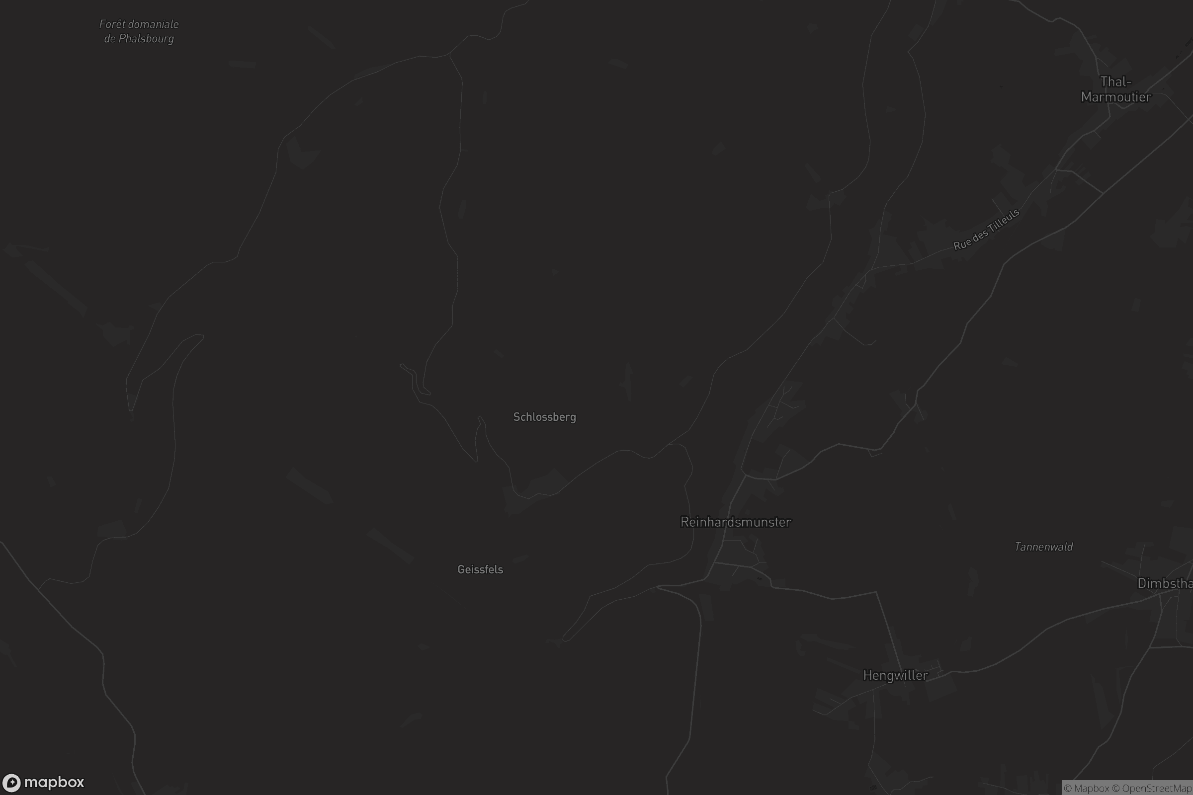 Carte de Reinhardsmunster