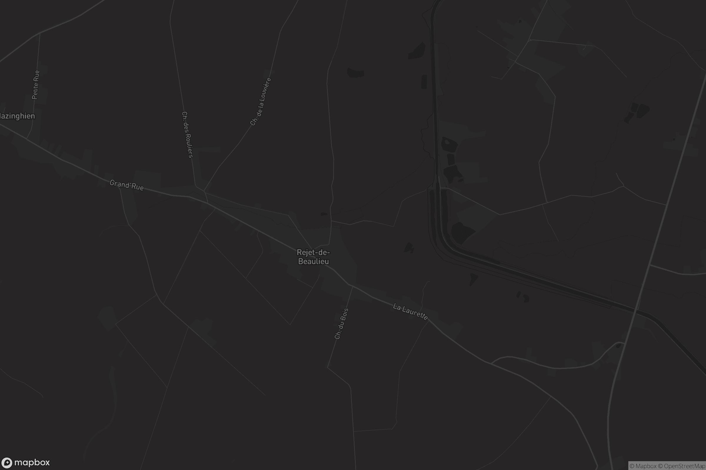 Carte de Rejet-de-Beaulieu