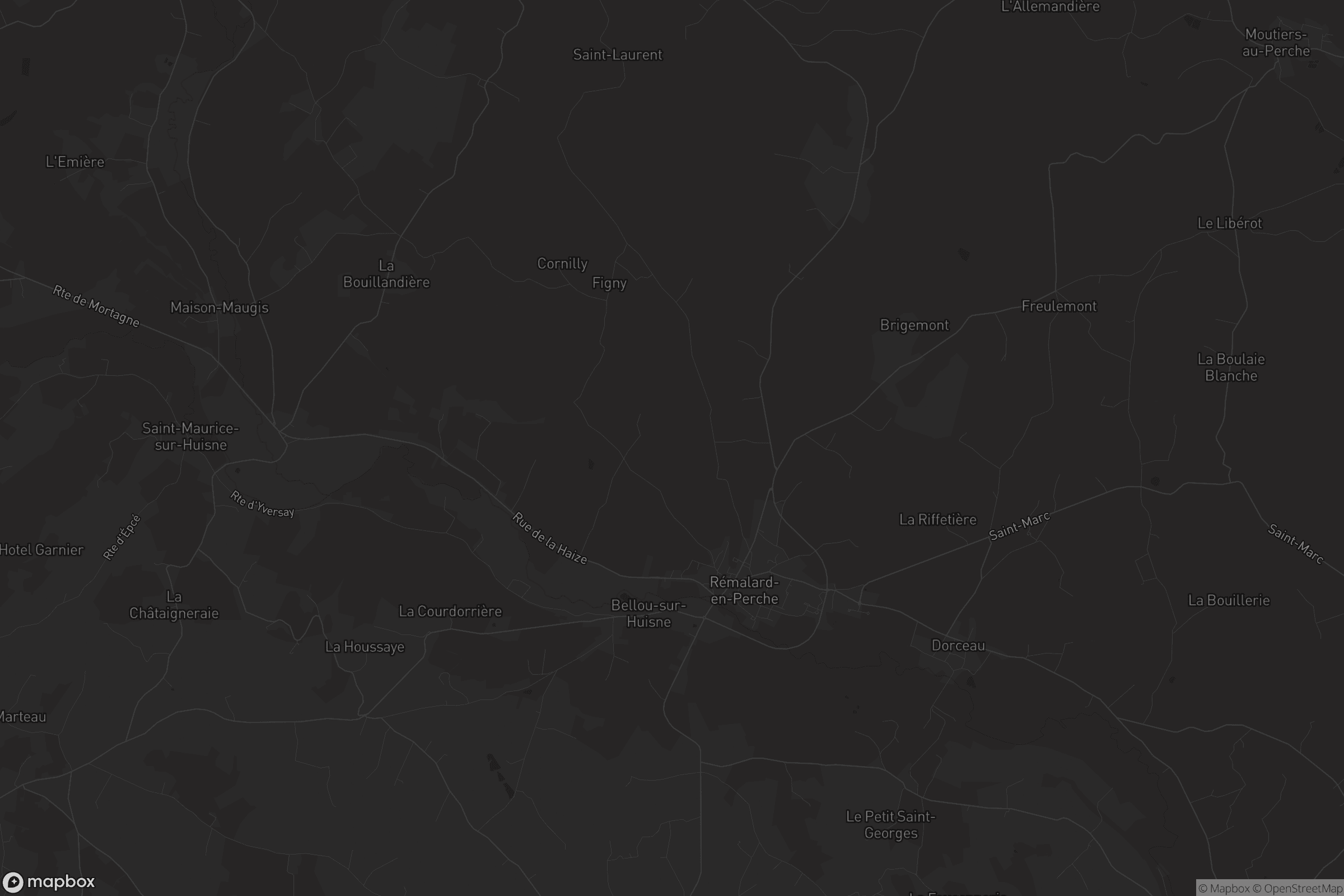 Carte de Rémalard en Perche