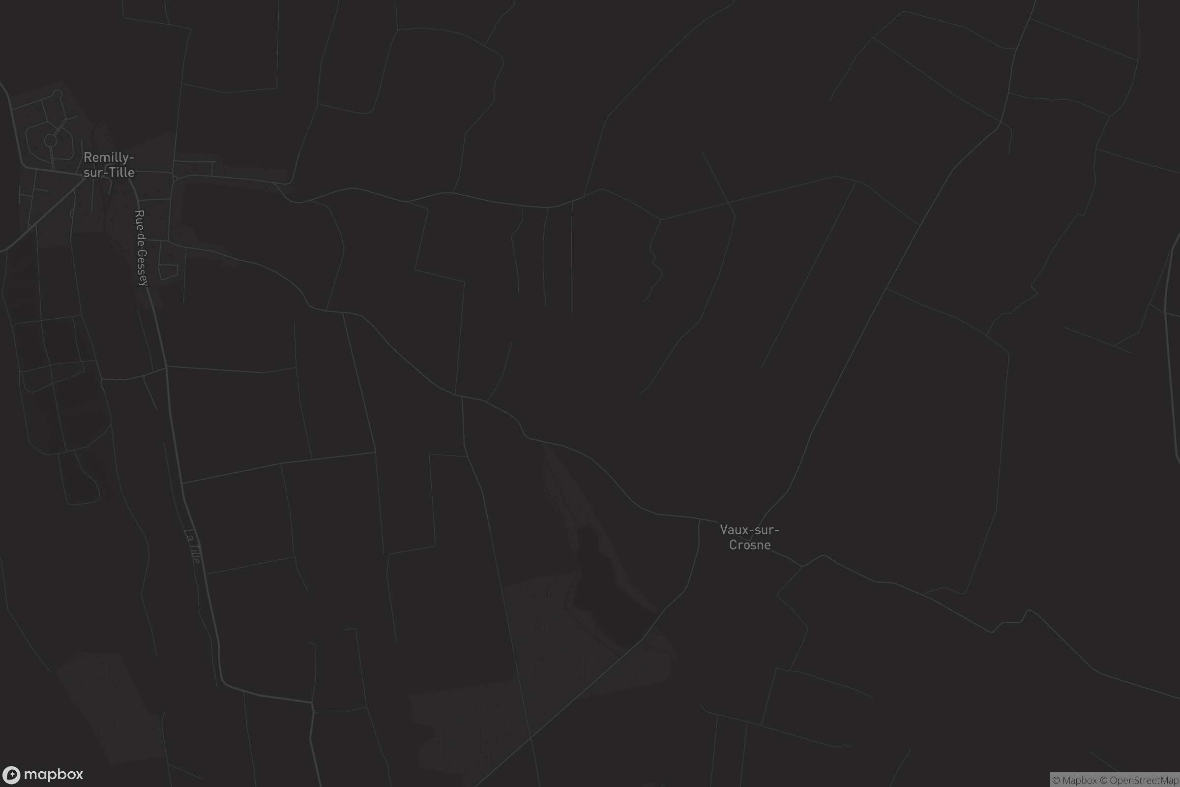 Carte de Remilly-sur-Tille