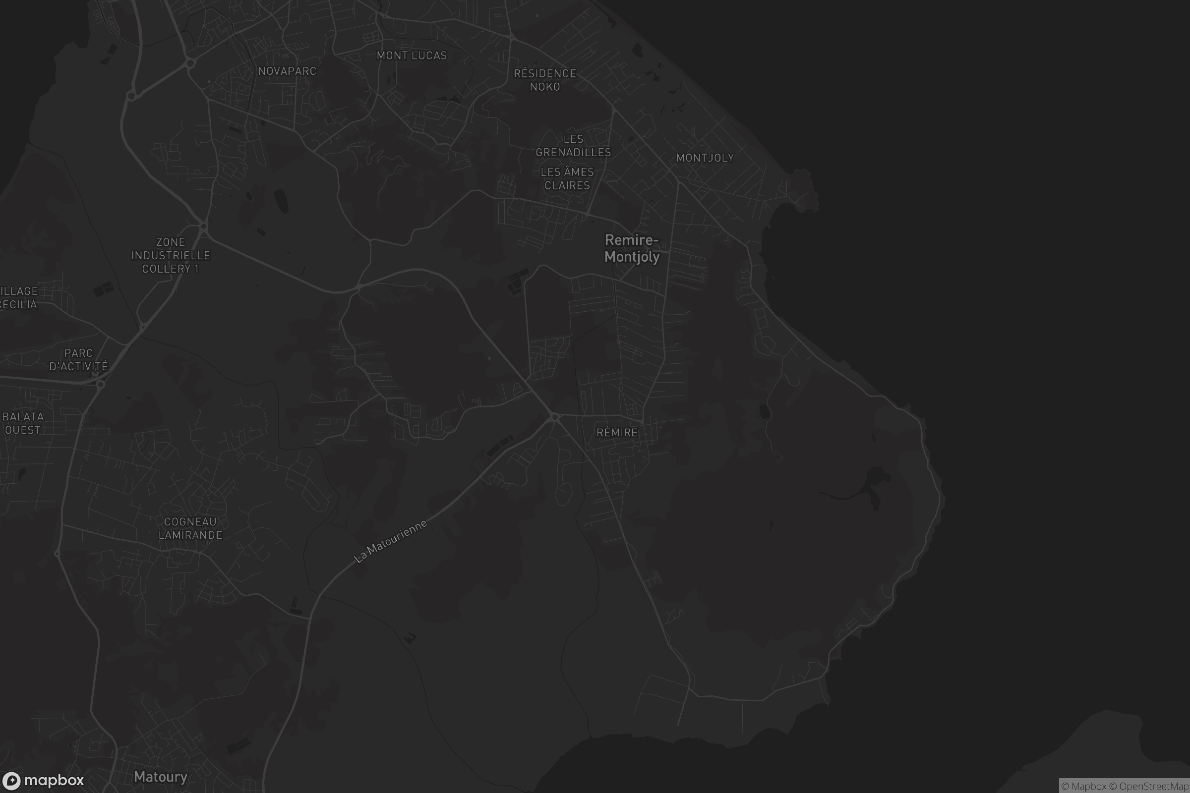 Carte de Remire-Montjoly