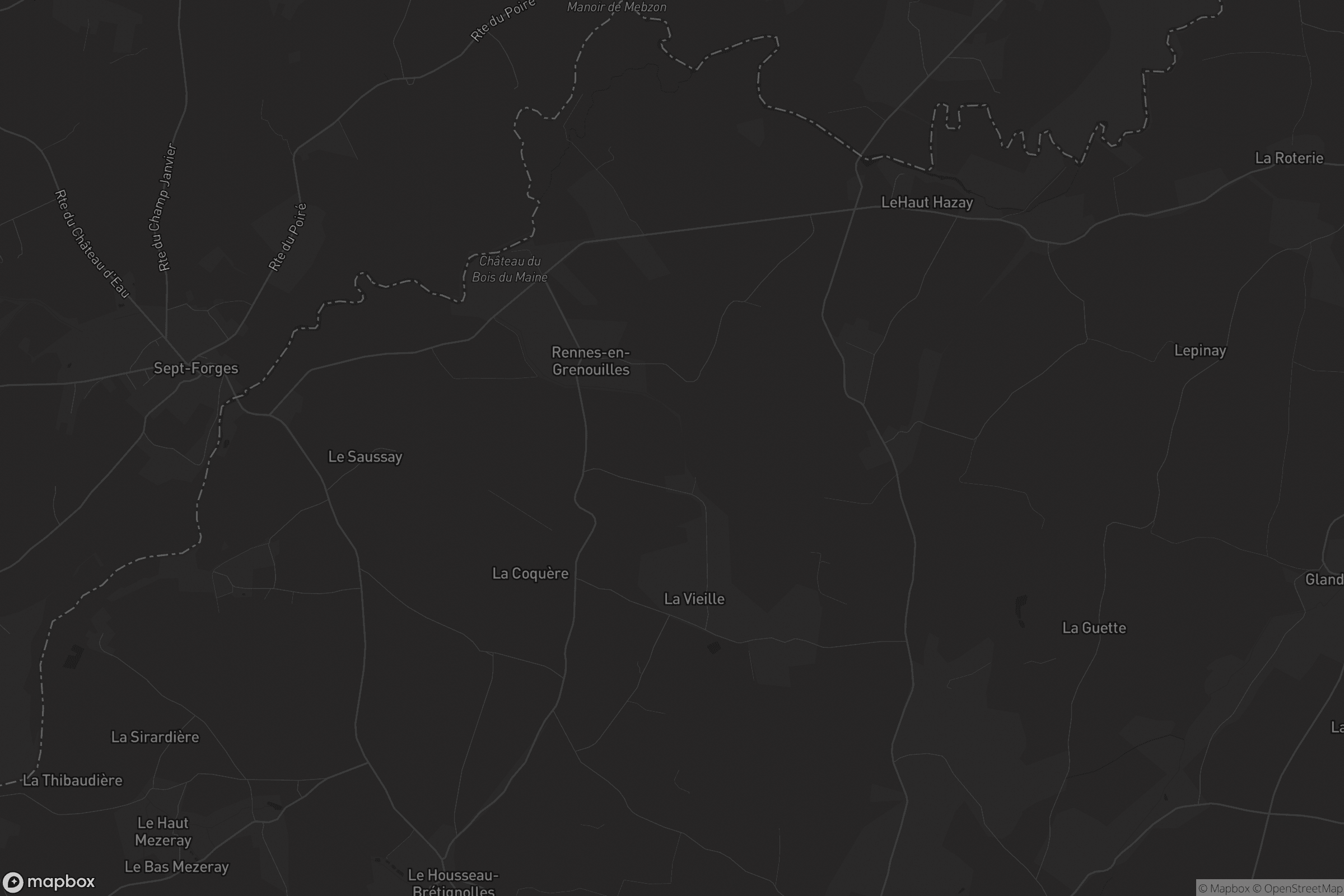 Carte de Rennes-en-Grenouilles