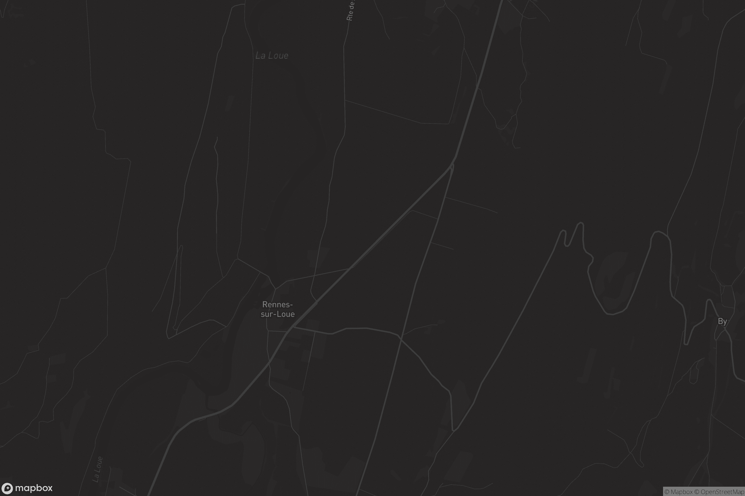 Carte de Rennes-sur-Loue