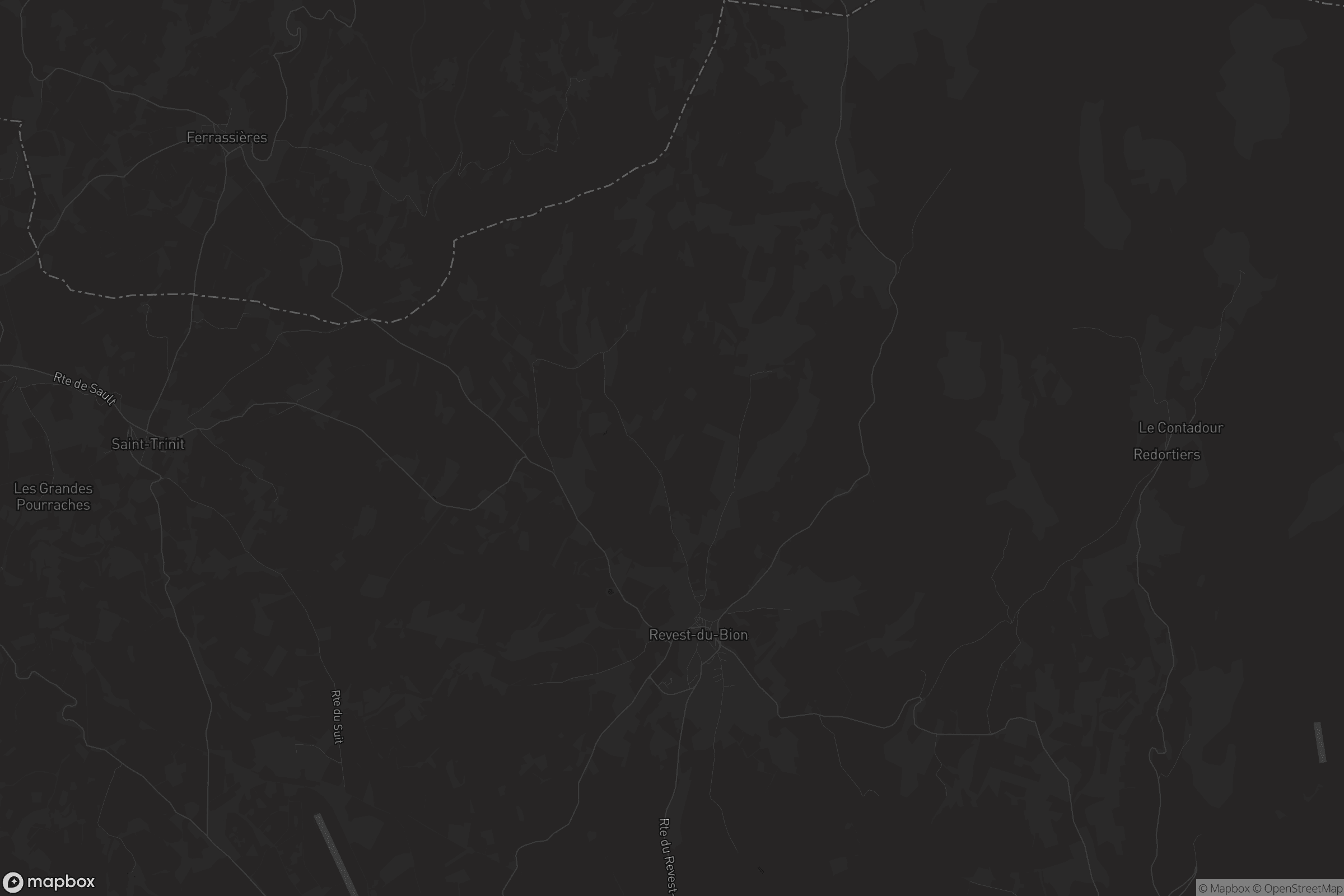 Carte de Revest-du-Bion