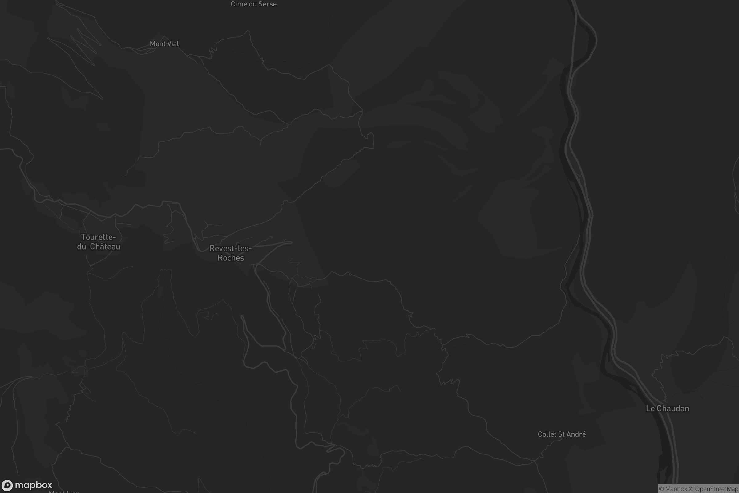 Carte de Revest-les-Roches