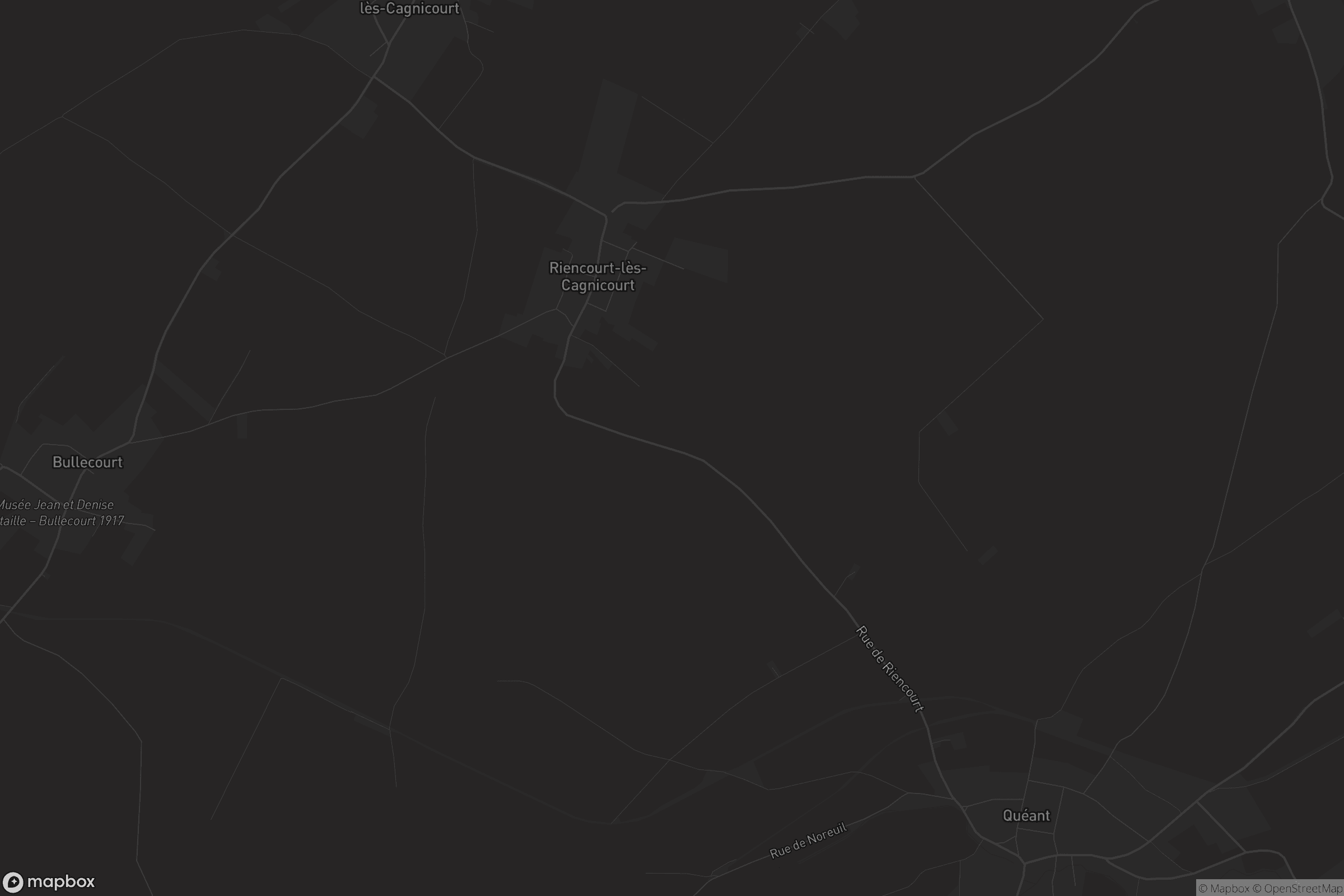 Carte de Riencourt-lès-Cagnicourt