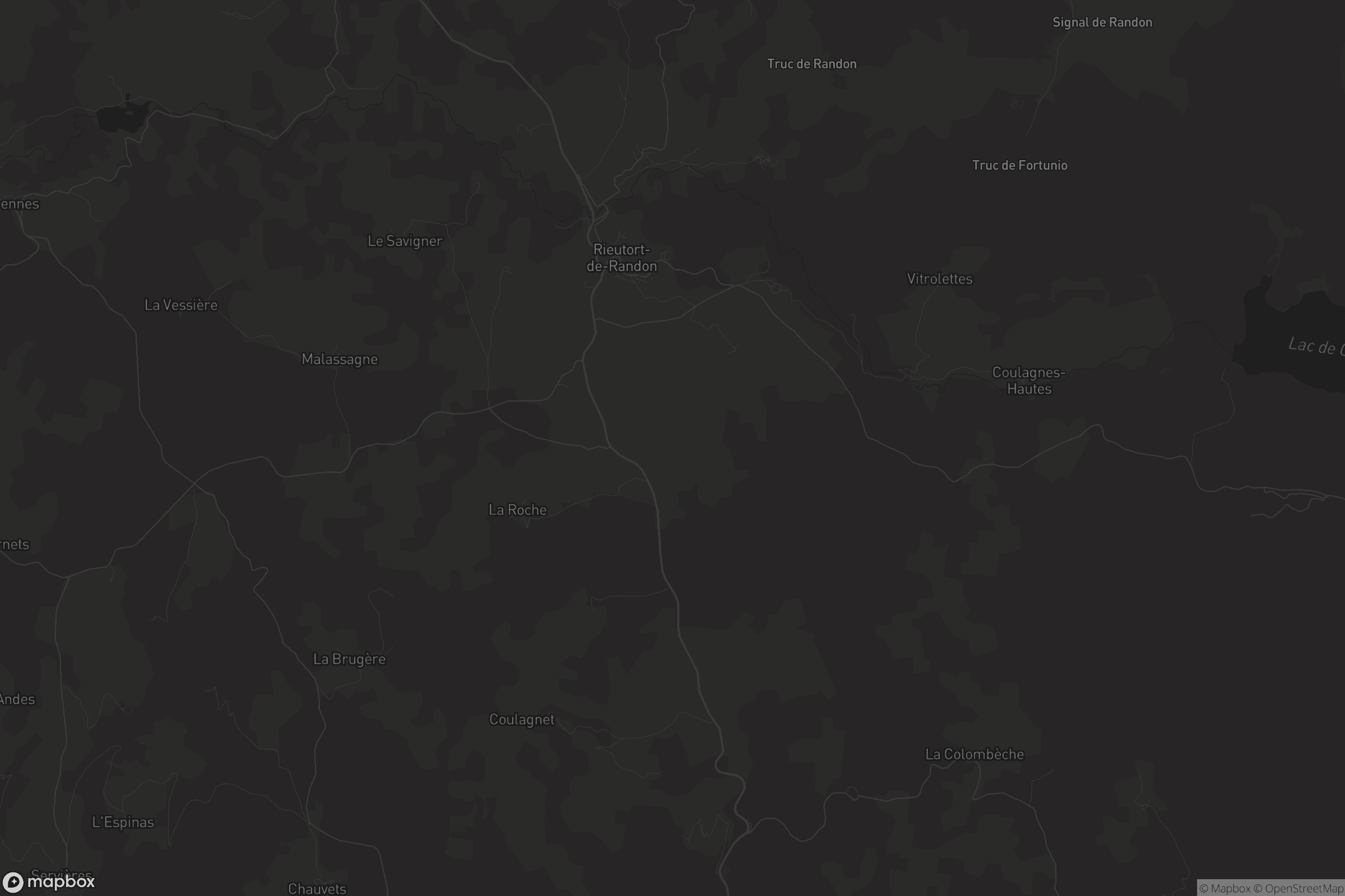 Carte de Rieutort-de-Randon