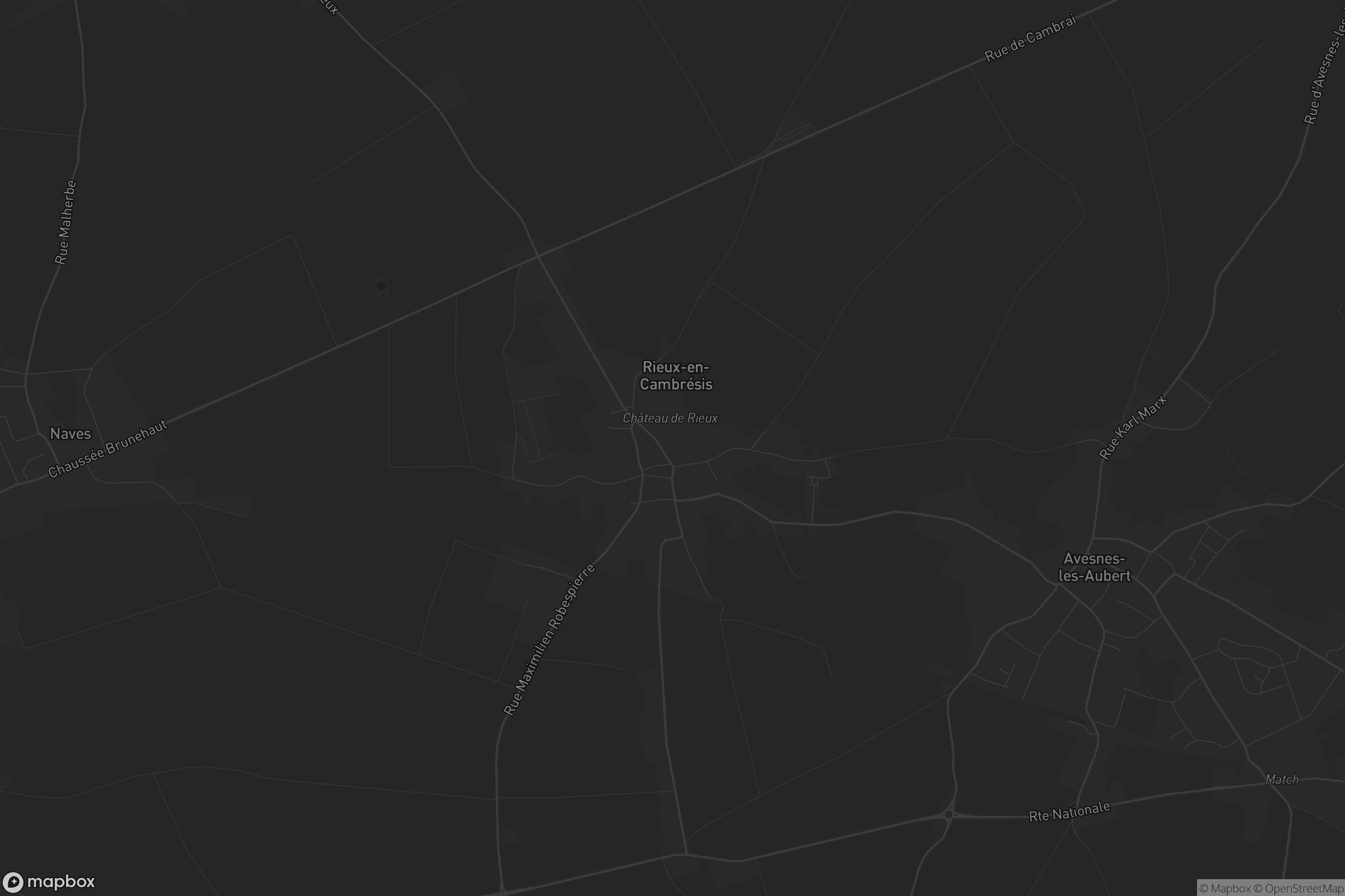 Carte de Rieux-en-Cambrésis