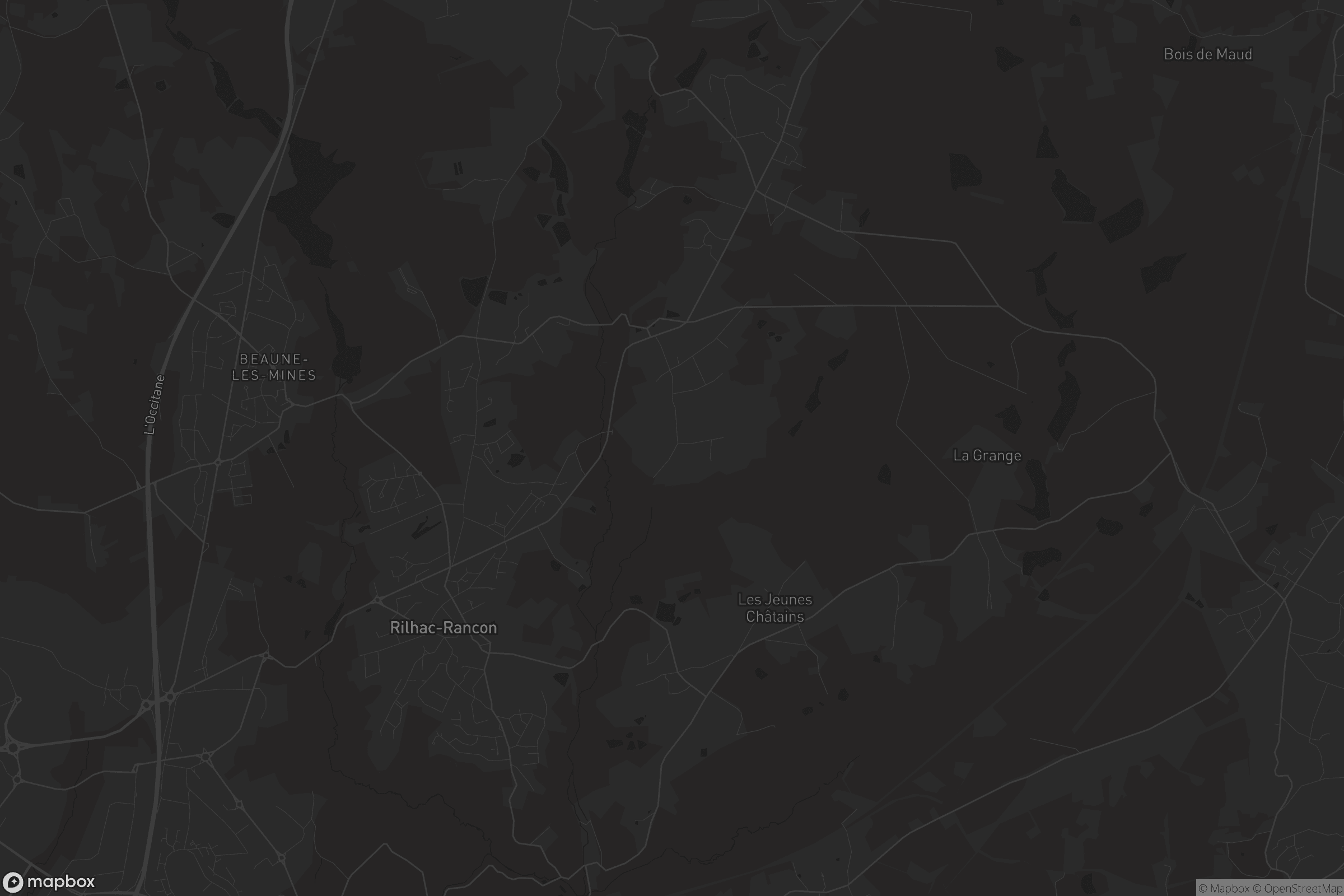 Carte de Rilhac-Rancon