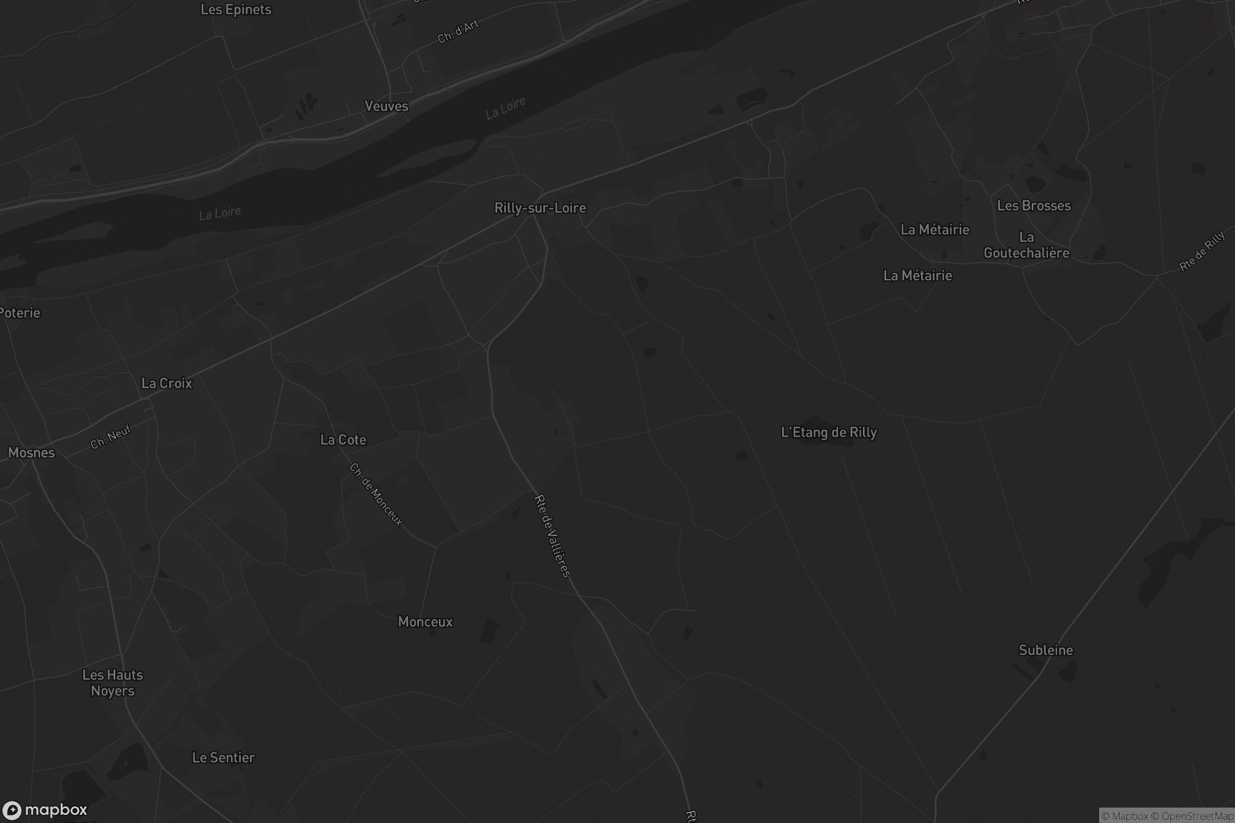 Carte de Rilly-sur-Loire