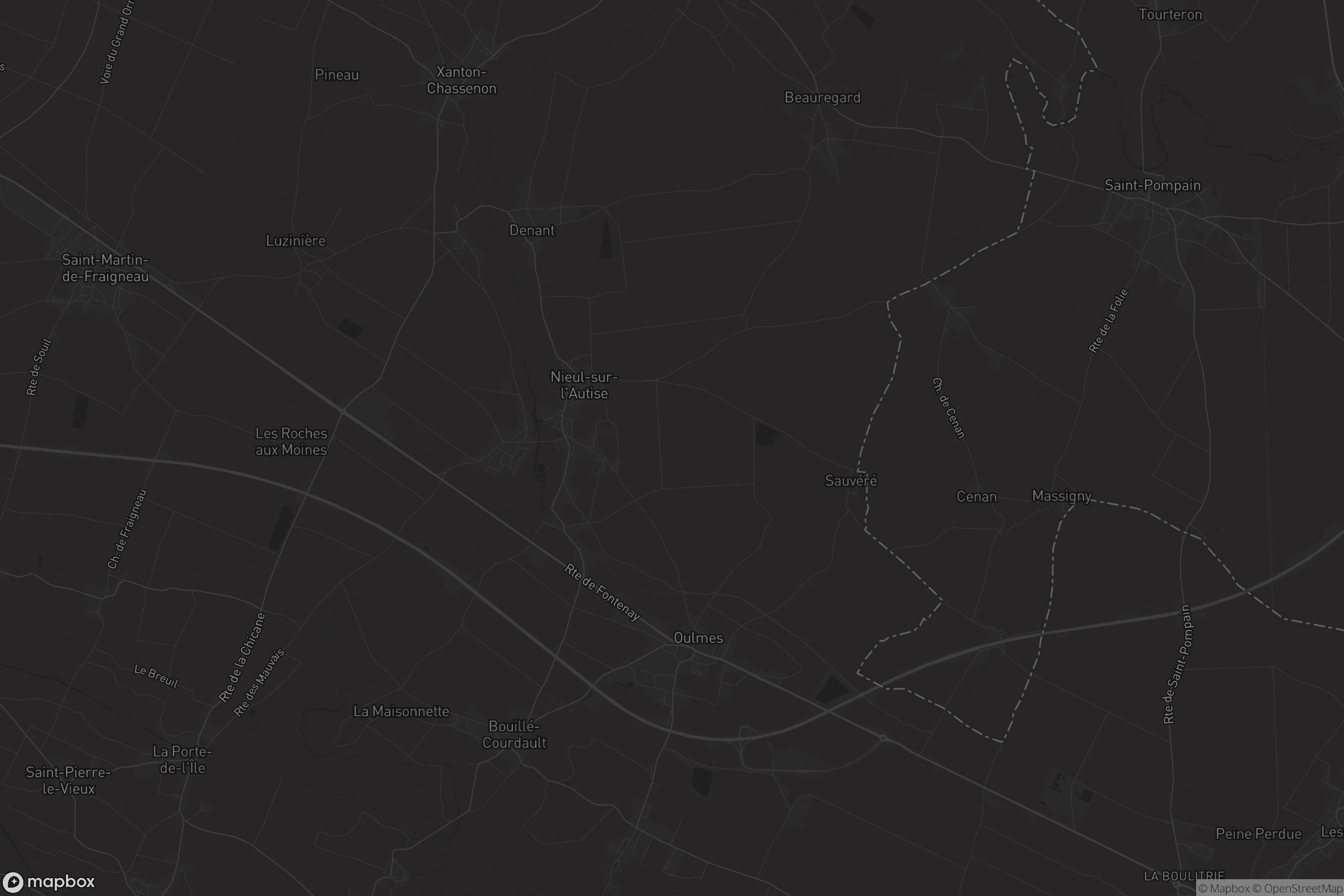 Carte de Rives-d'Autise