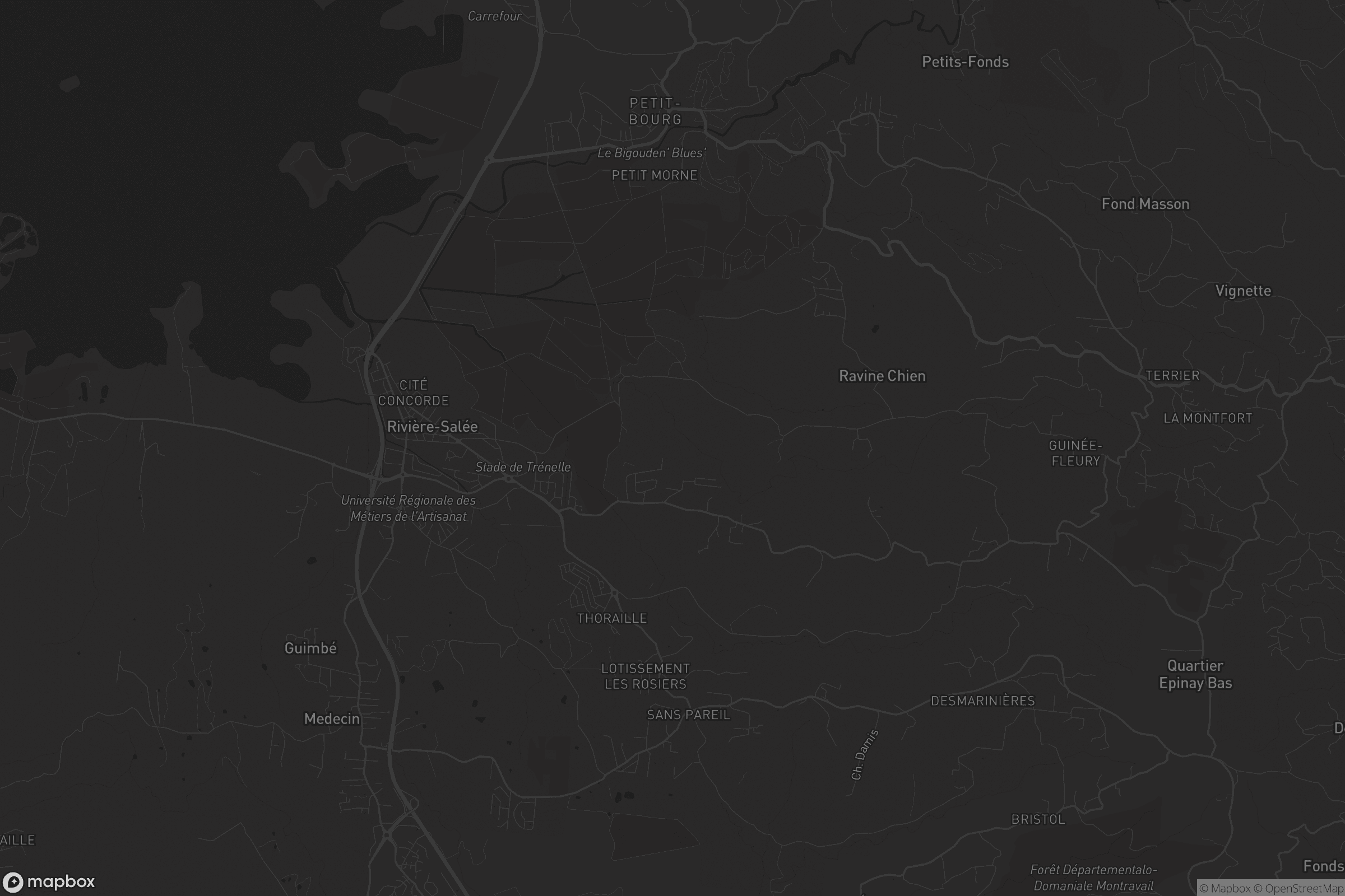 Carte de Rivière-Salée