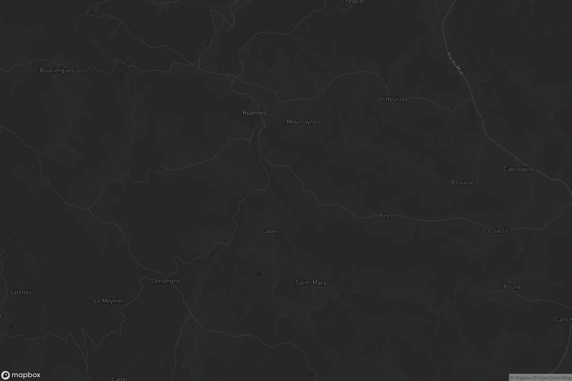 Carte de Roannes-Saint-Mary