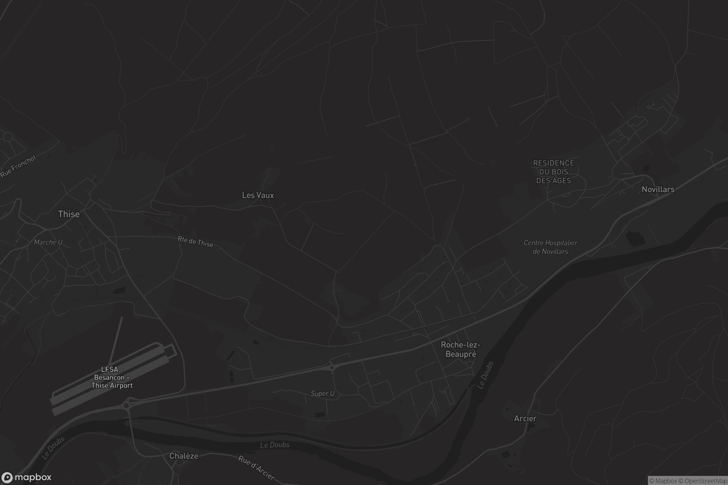 Carte de Roche-lez-Beaupré