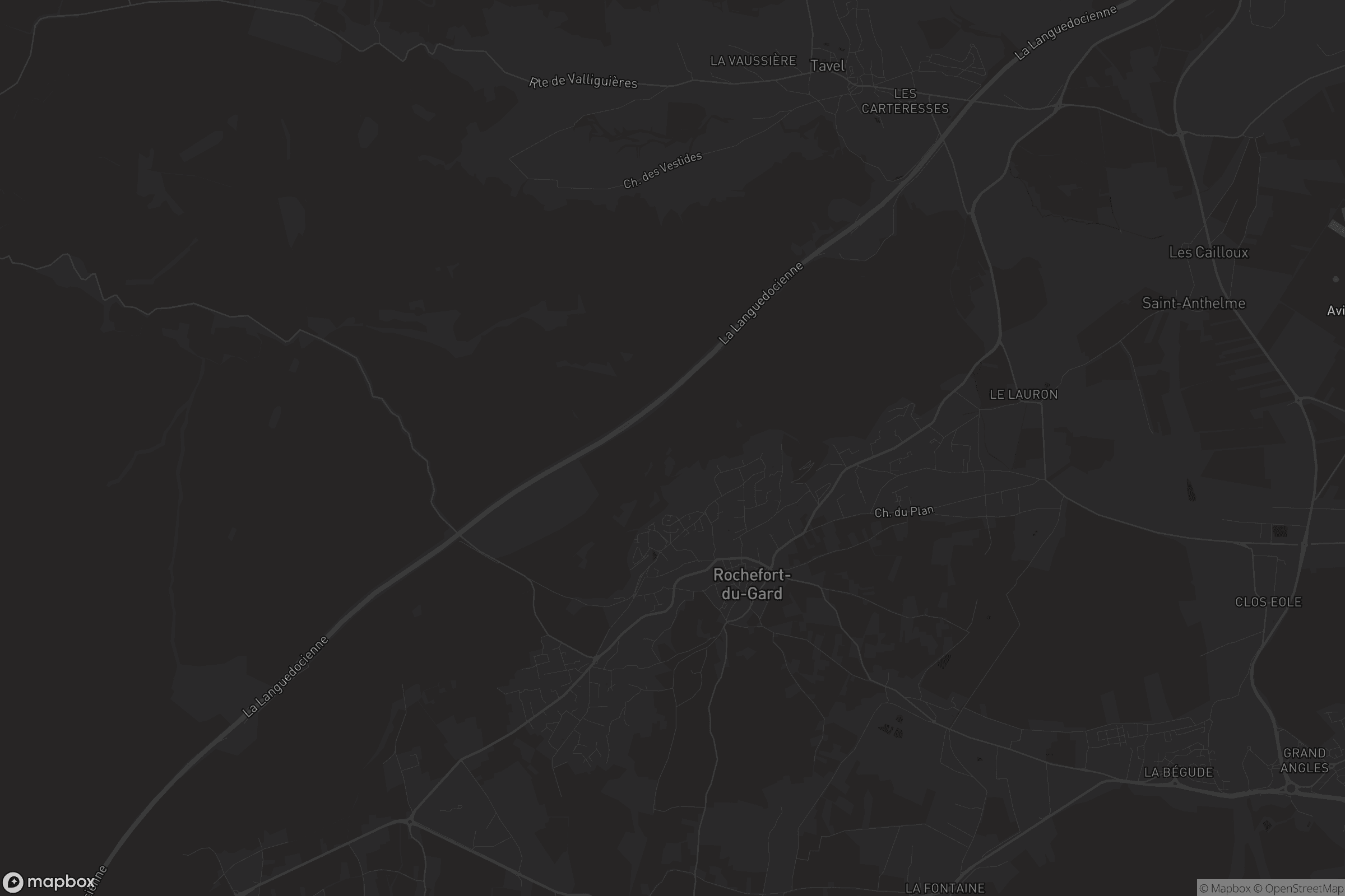 Carte de Rochefort-du-Gard