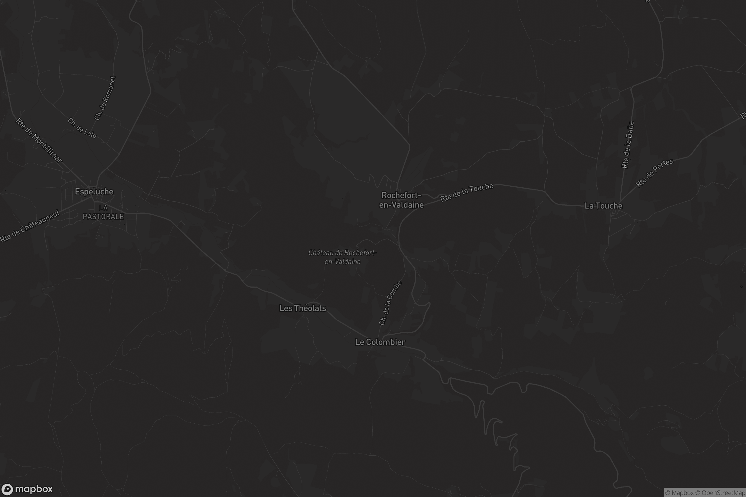 Carte de Rochefort-en-Valdaine