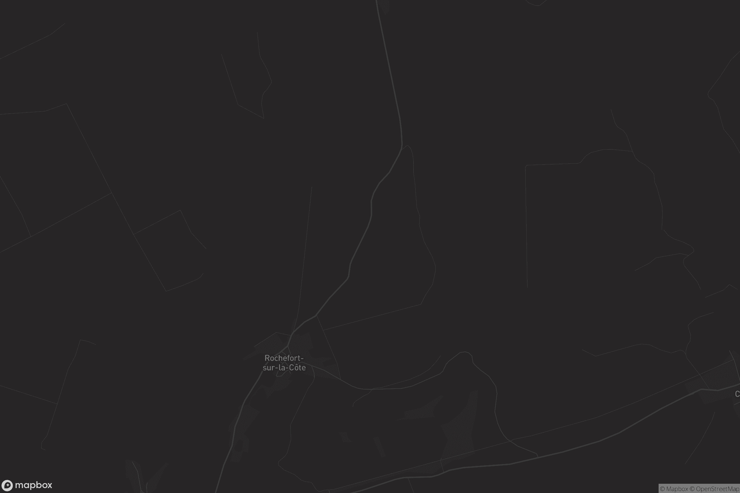 Carte de Rochefort-sur-la-Côte