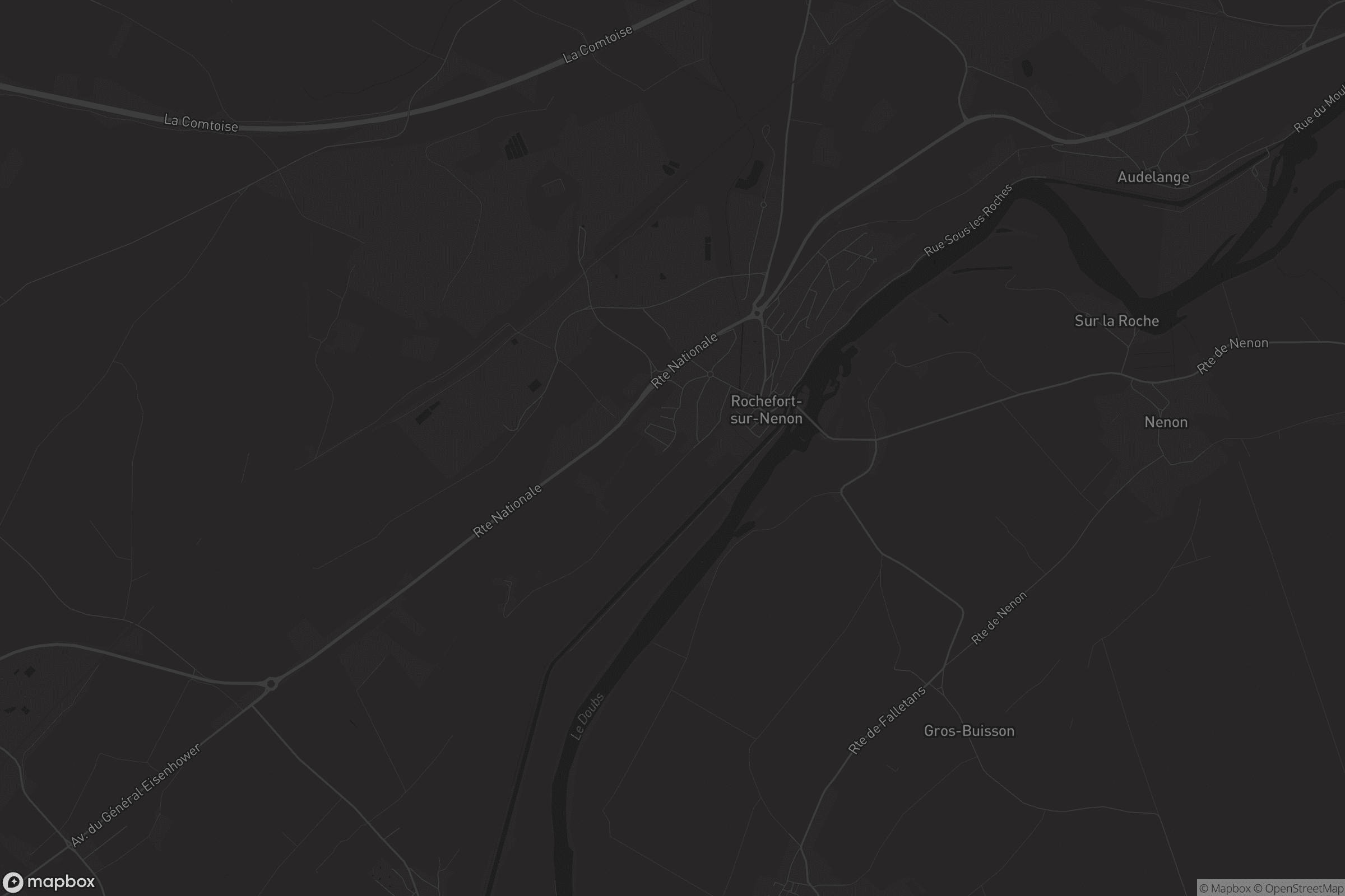 Carte de Rochefort-sur-Nenon