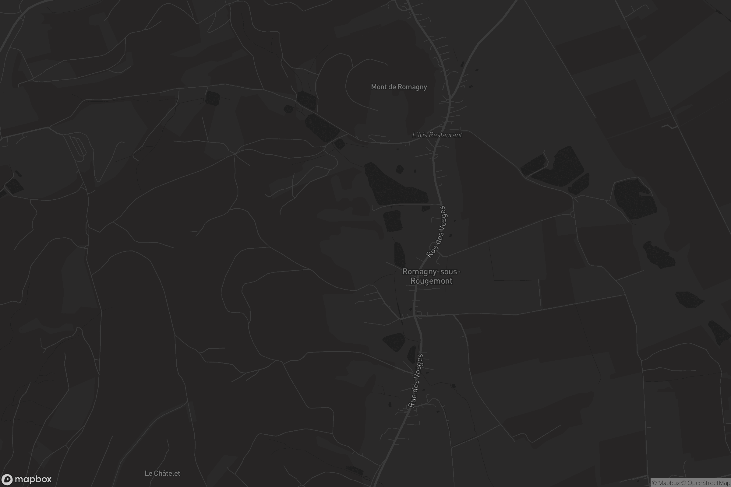 Carte de Romagny-sous-Rougemont