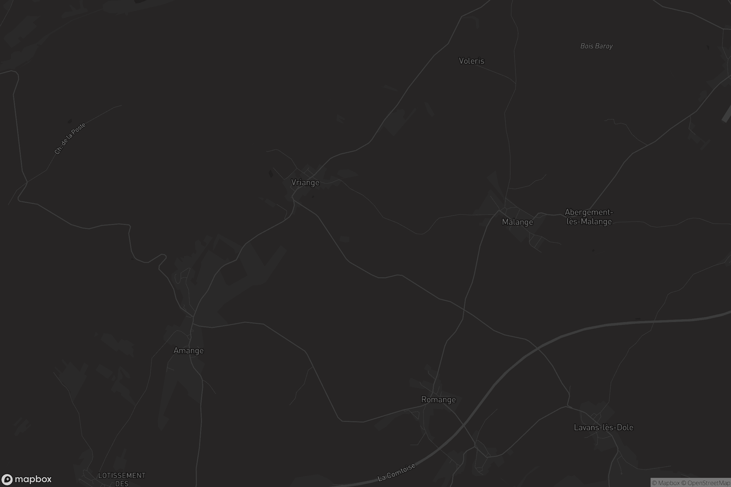 Carte de Romange-lès-Vriange