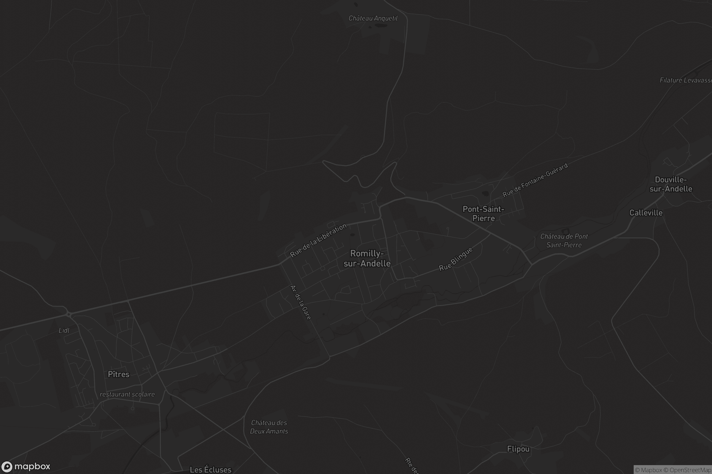 Carte de Romilly-sur-Andelle