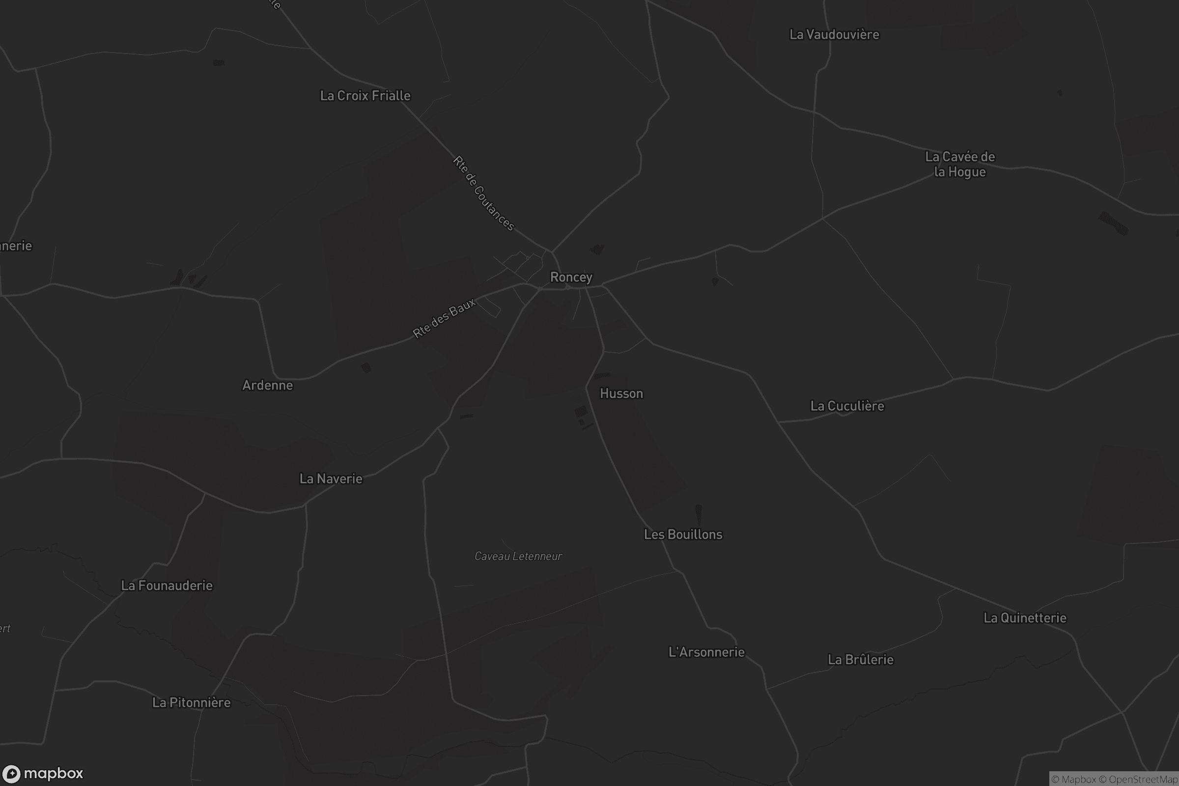 Carte de Roncey
