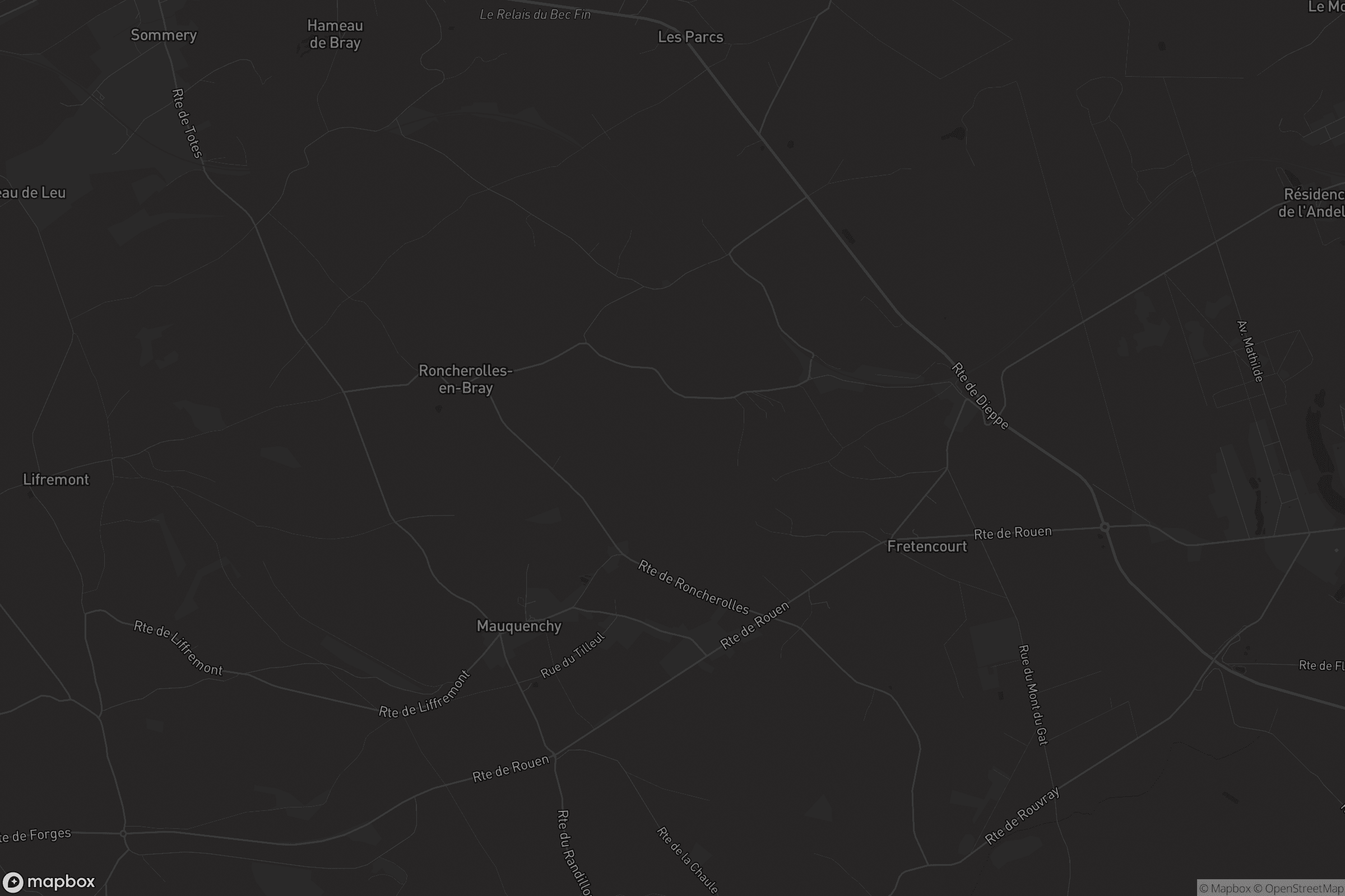 Carte de Roncherolles-en-Bray