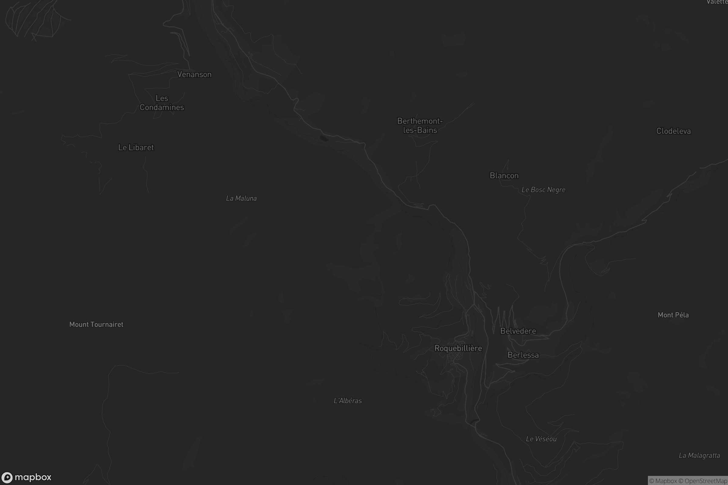 Carte de Roquebillière