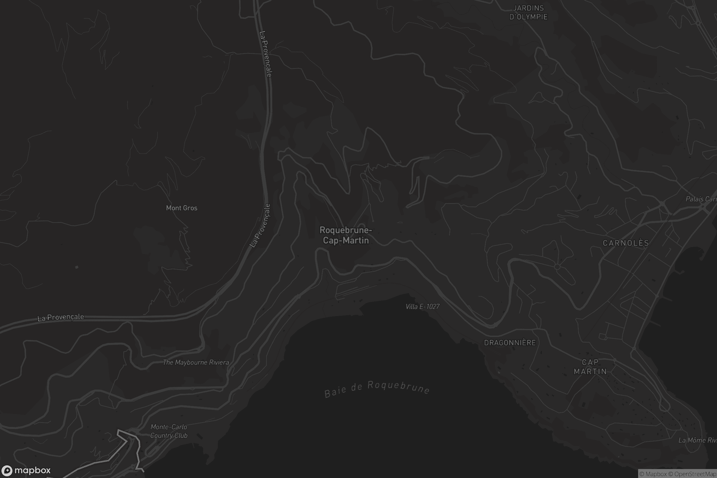Carte de Roquebrune-Cap-Martin