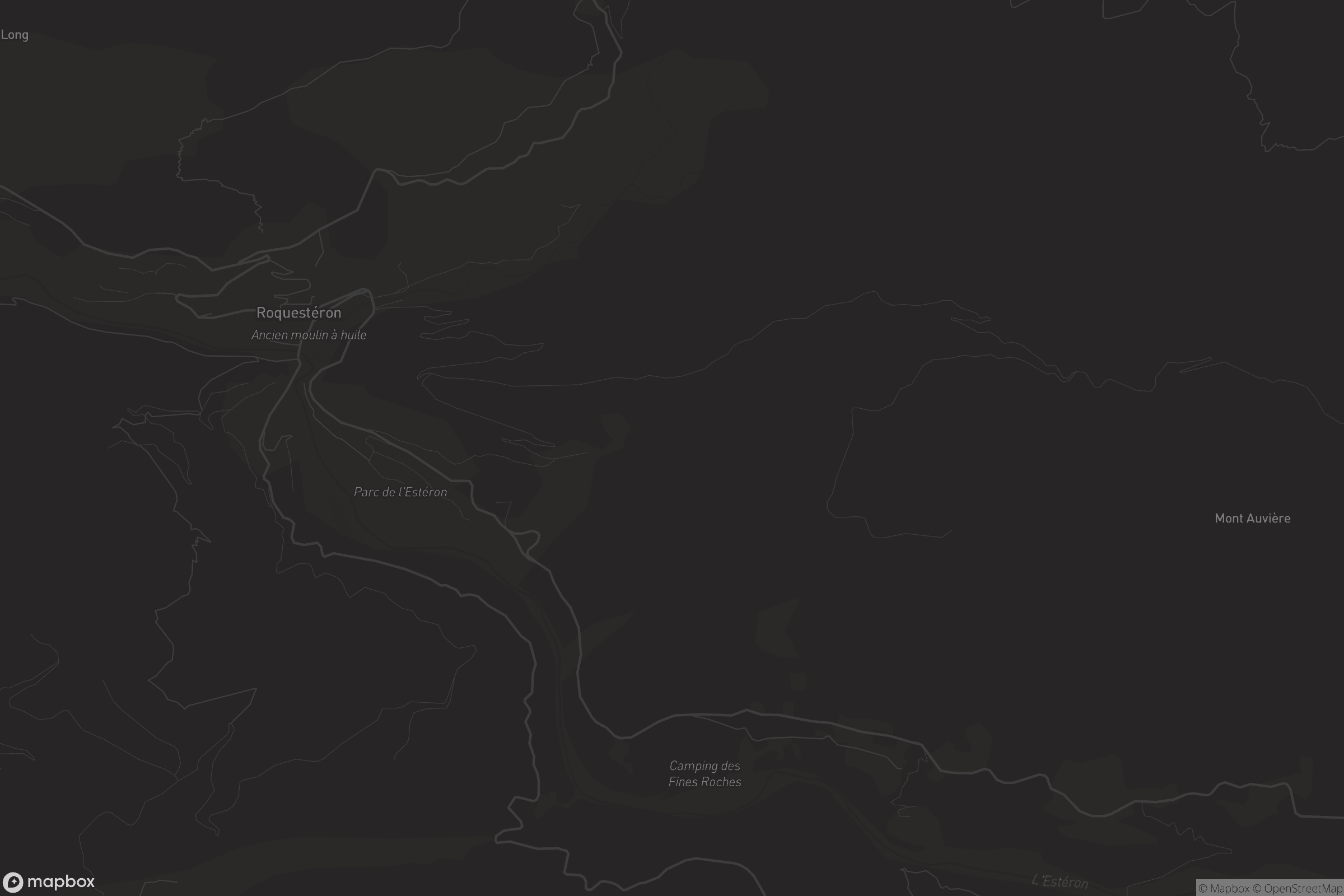 Carte de Roquestéron