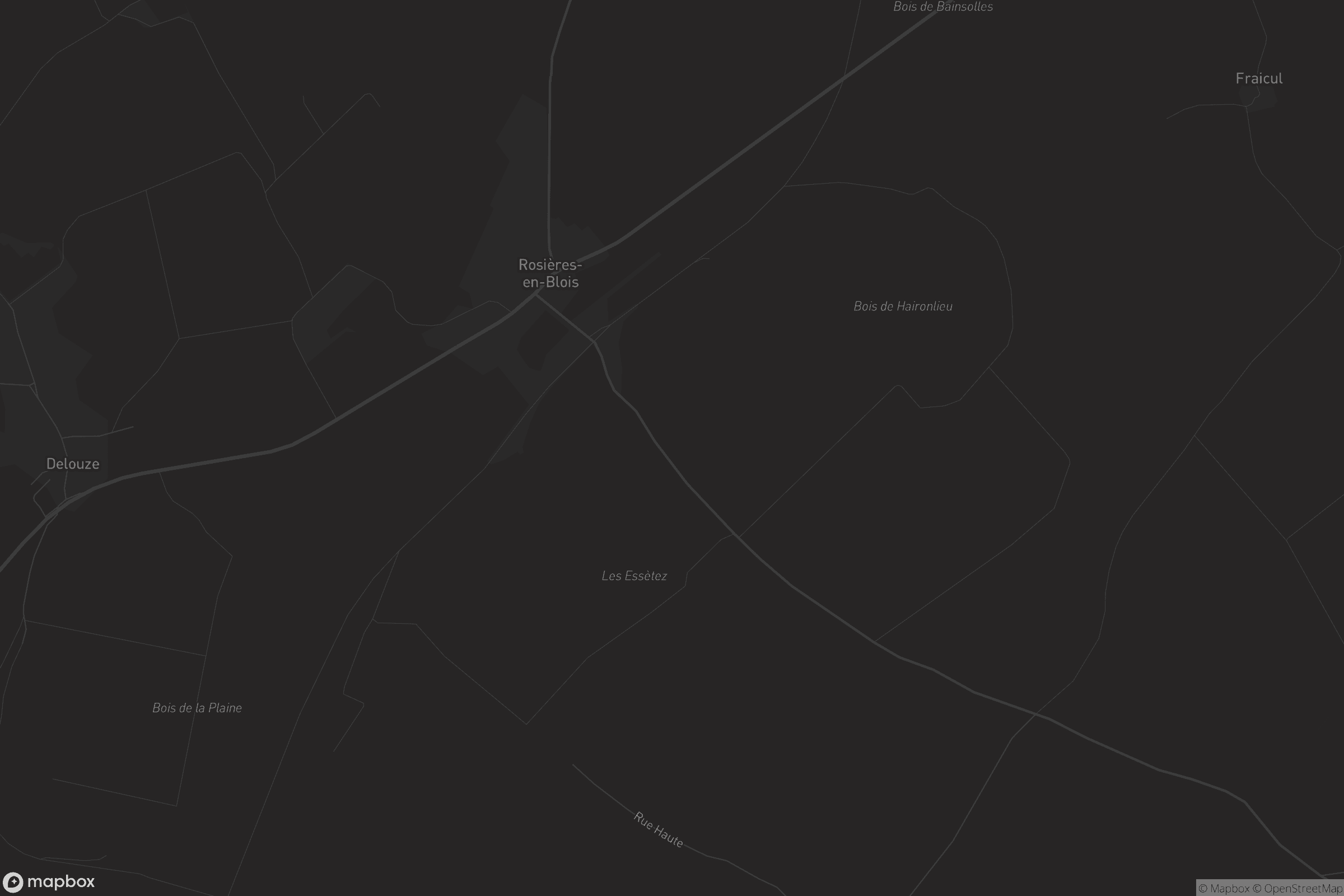 Carte de Rosières-en-Blois