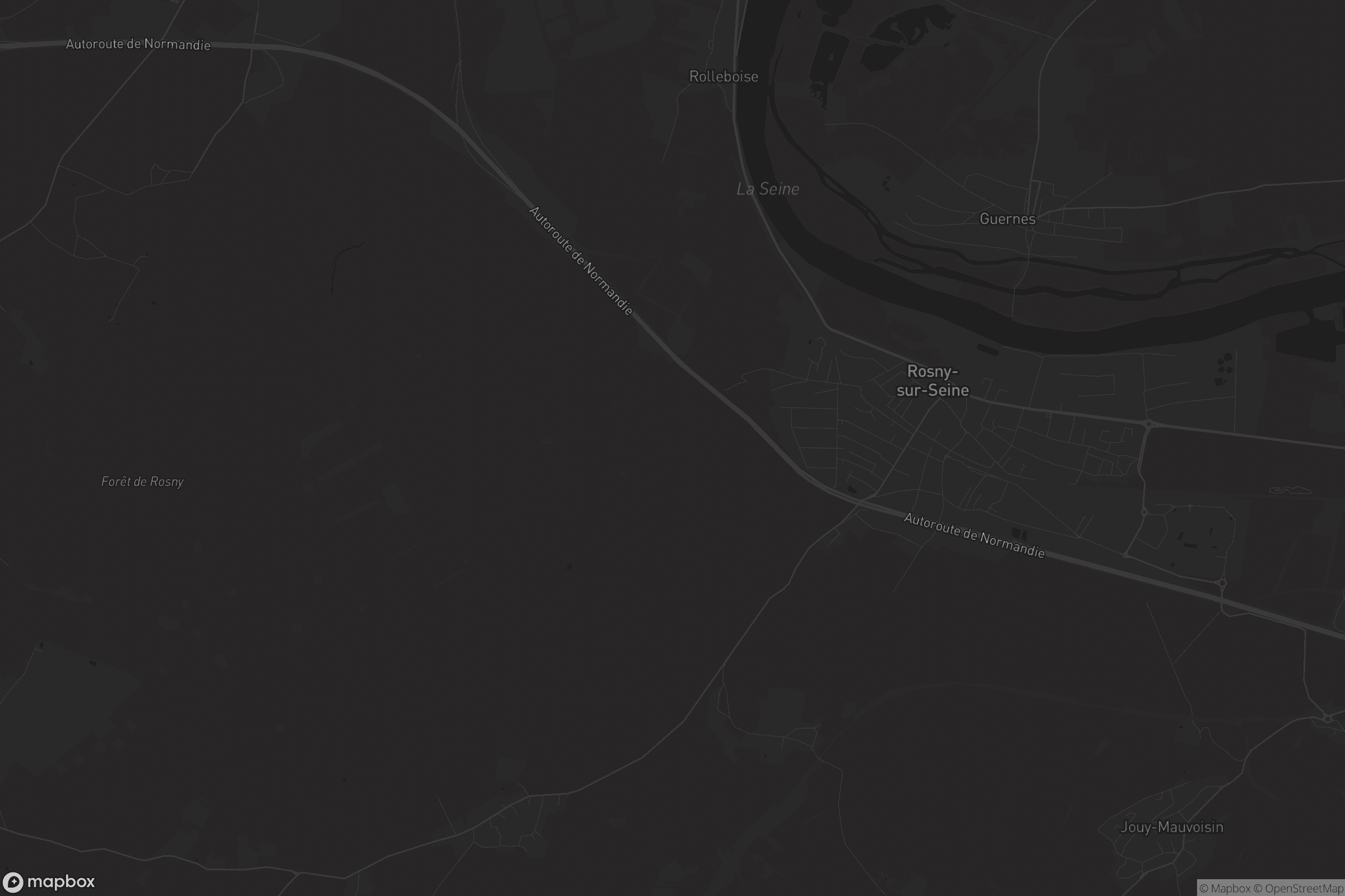 Carte de Rosny-sur-Seine