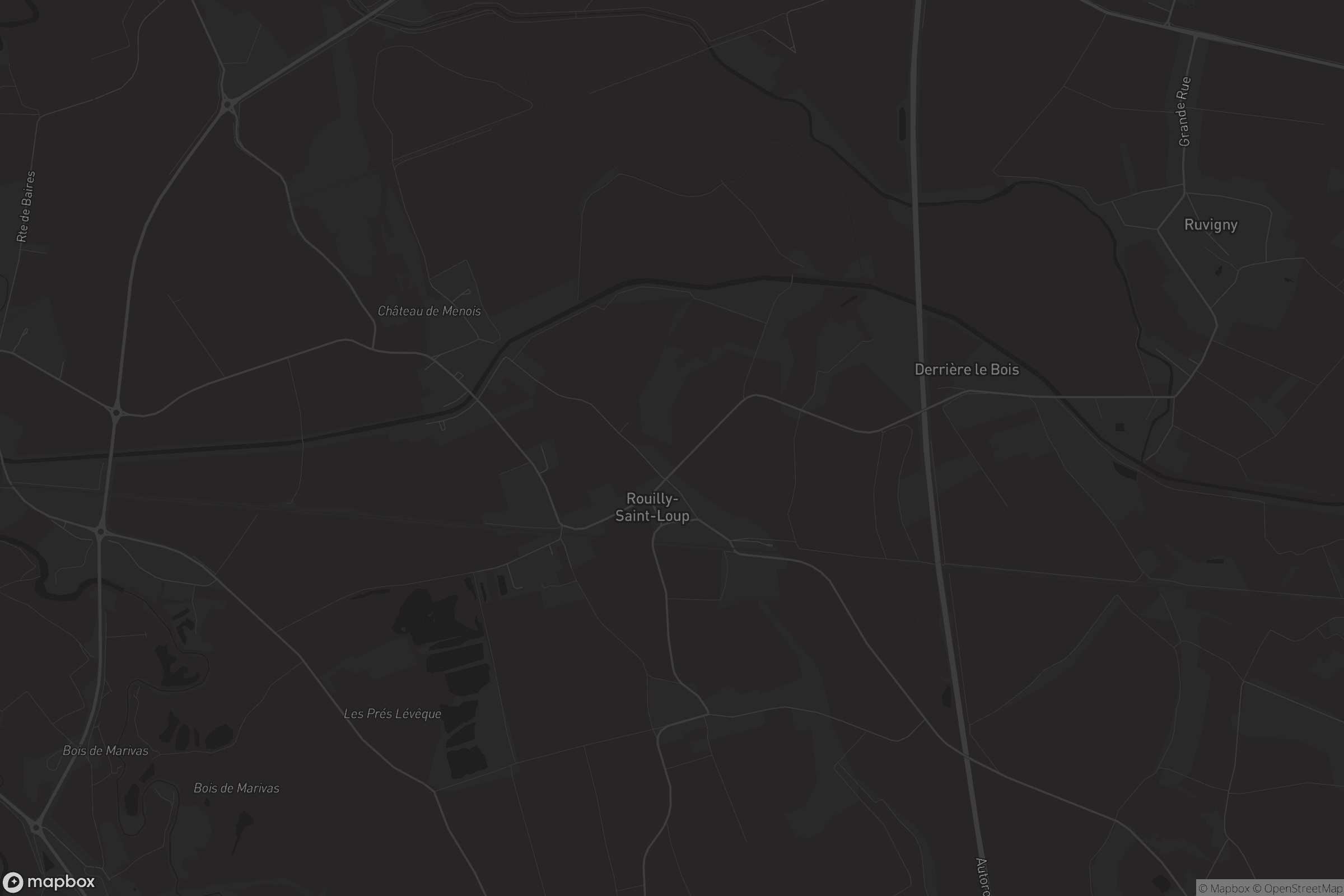 Carte de Rouilly-Saint-Loup