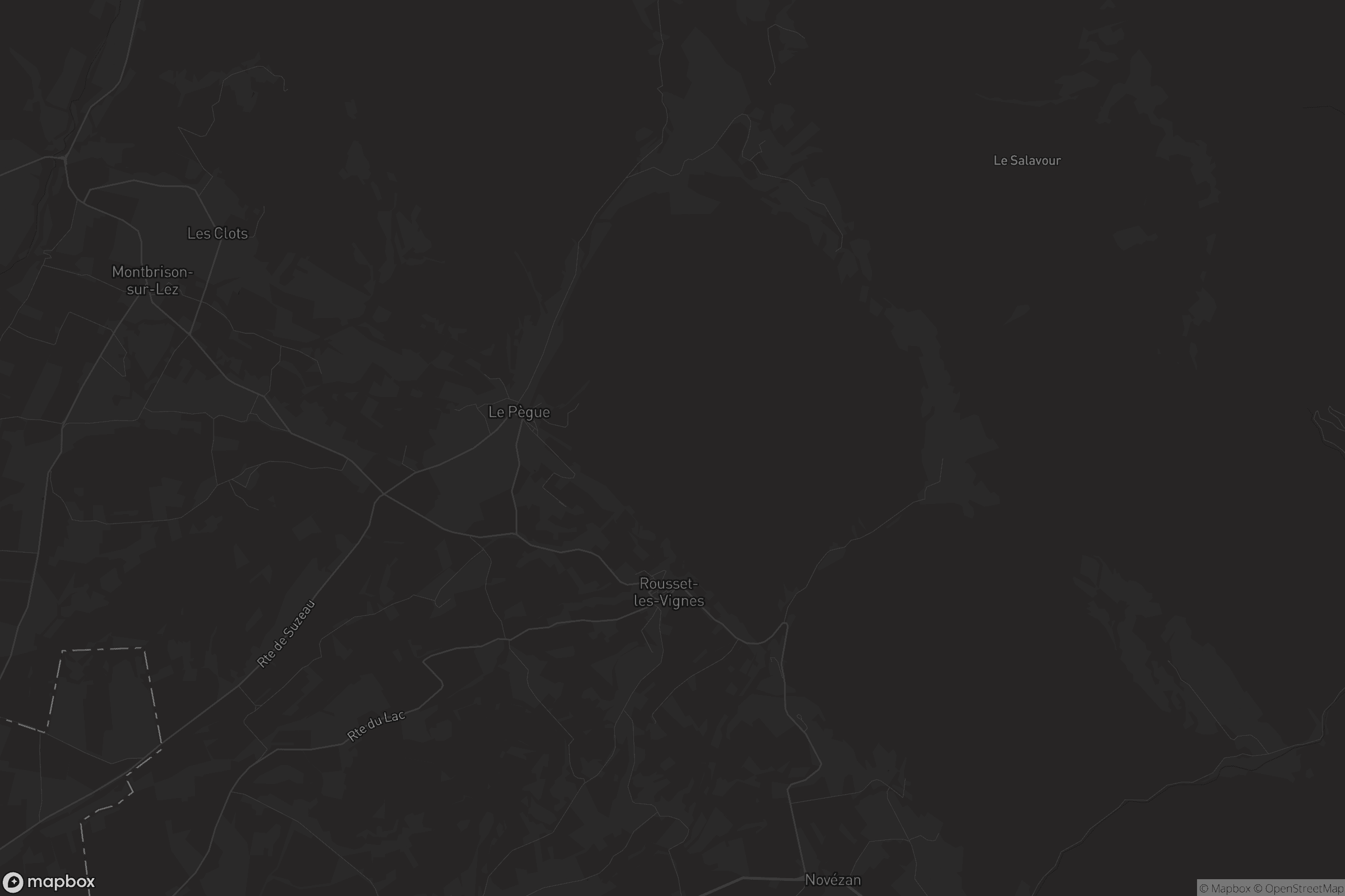 Carte de Rousset-les-Vignes