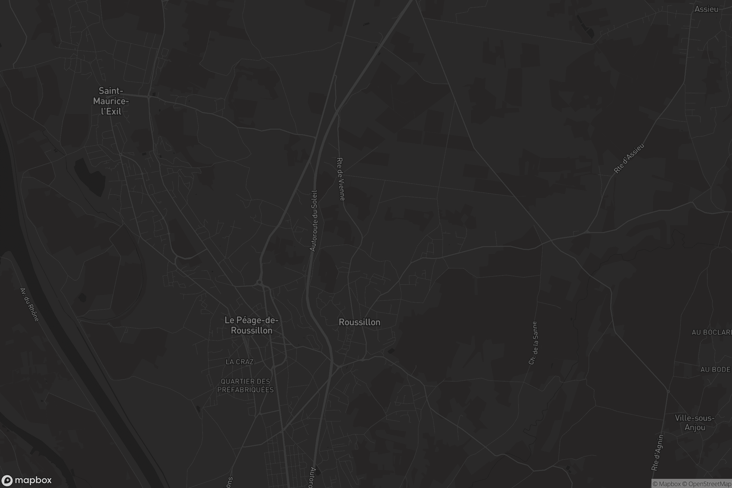 Carte de Roussillon