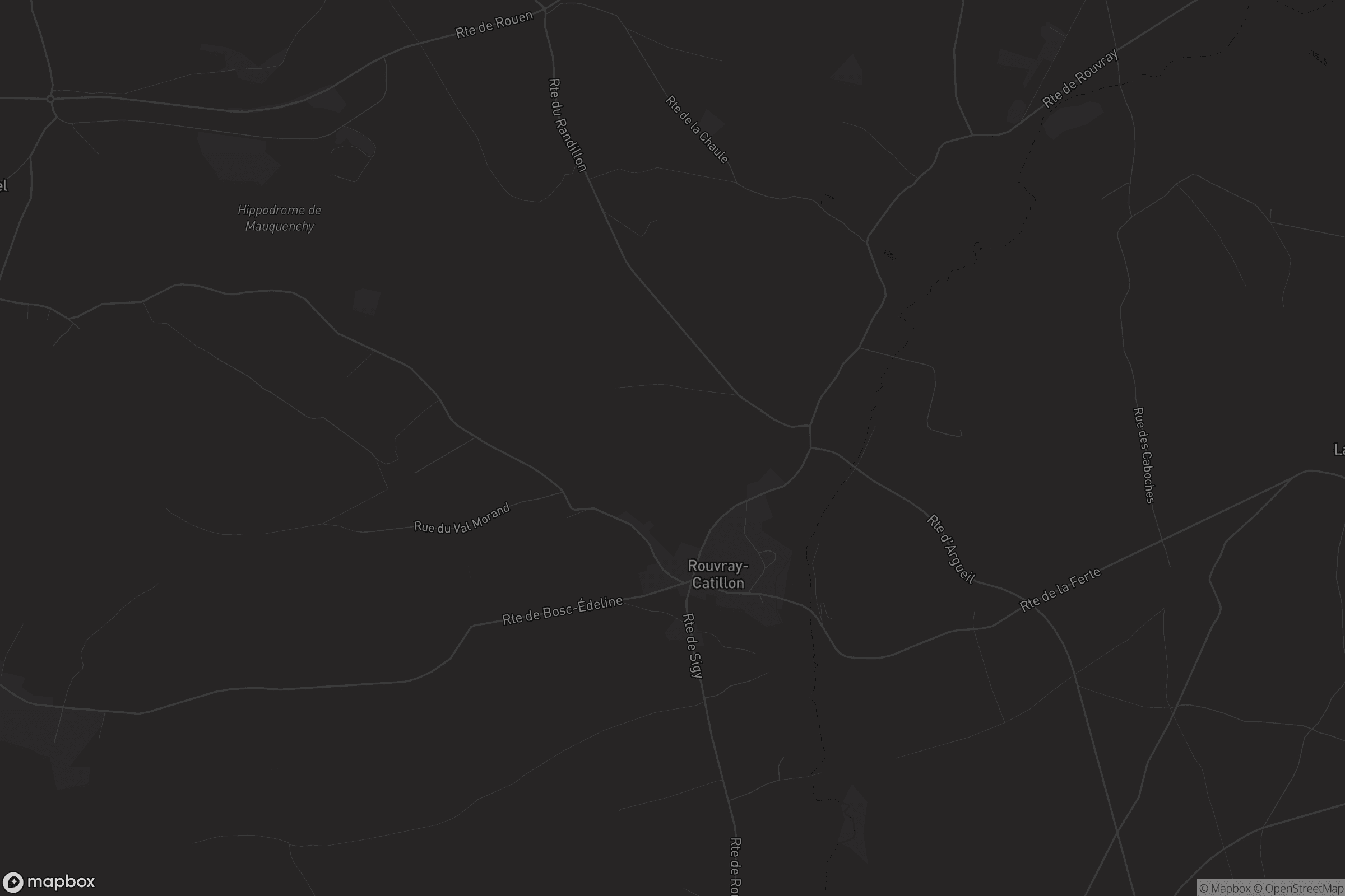 Carte de Rouvray-Catillon