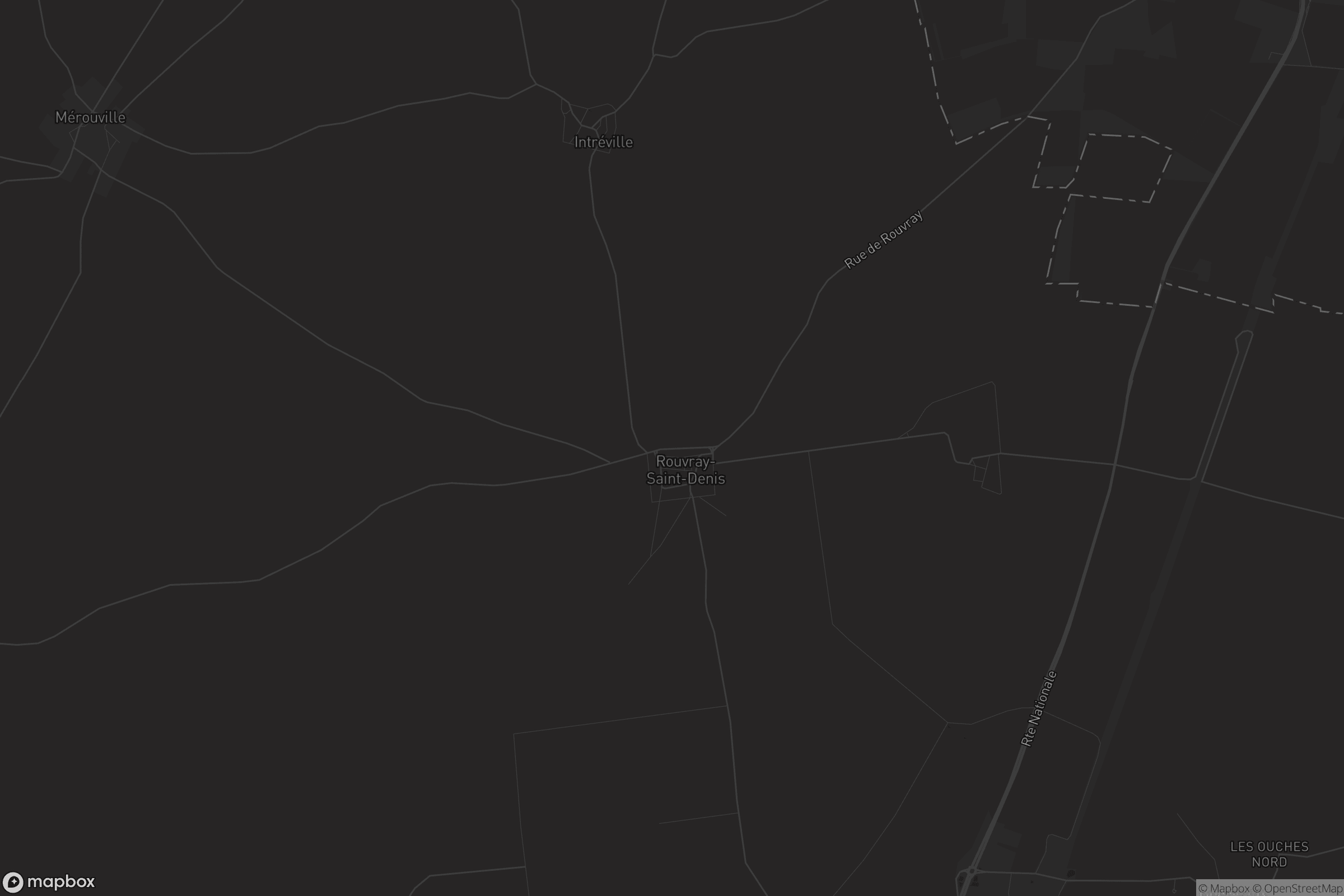 Carte de Rouvray-Saint-Denis