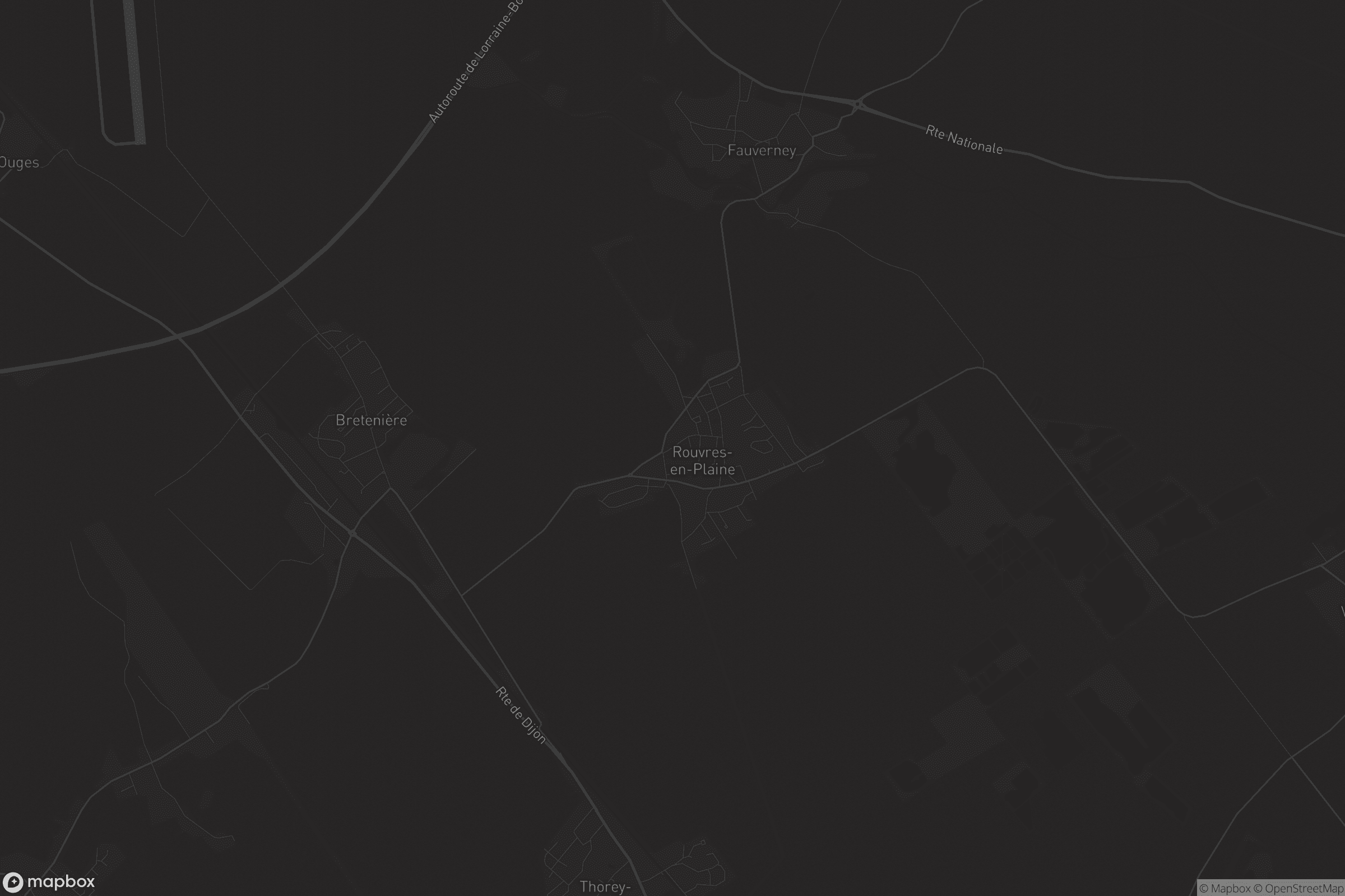 Carte de Rouvres-en-Plaine