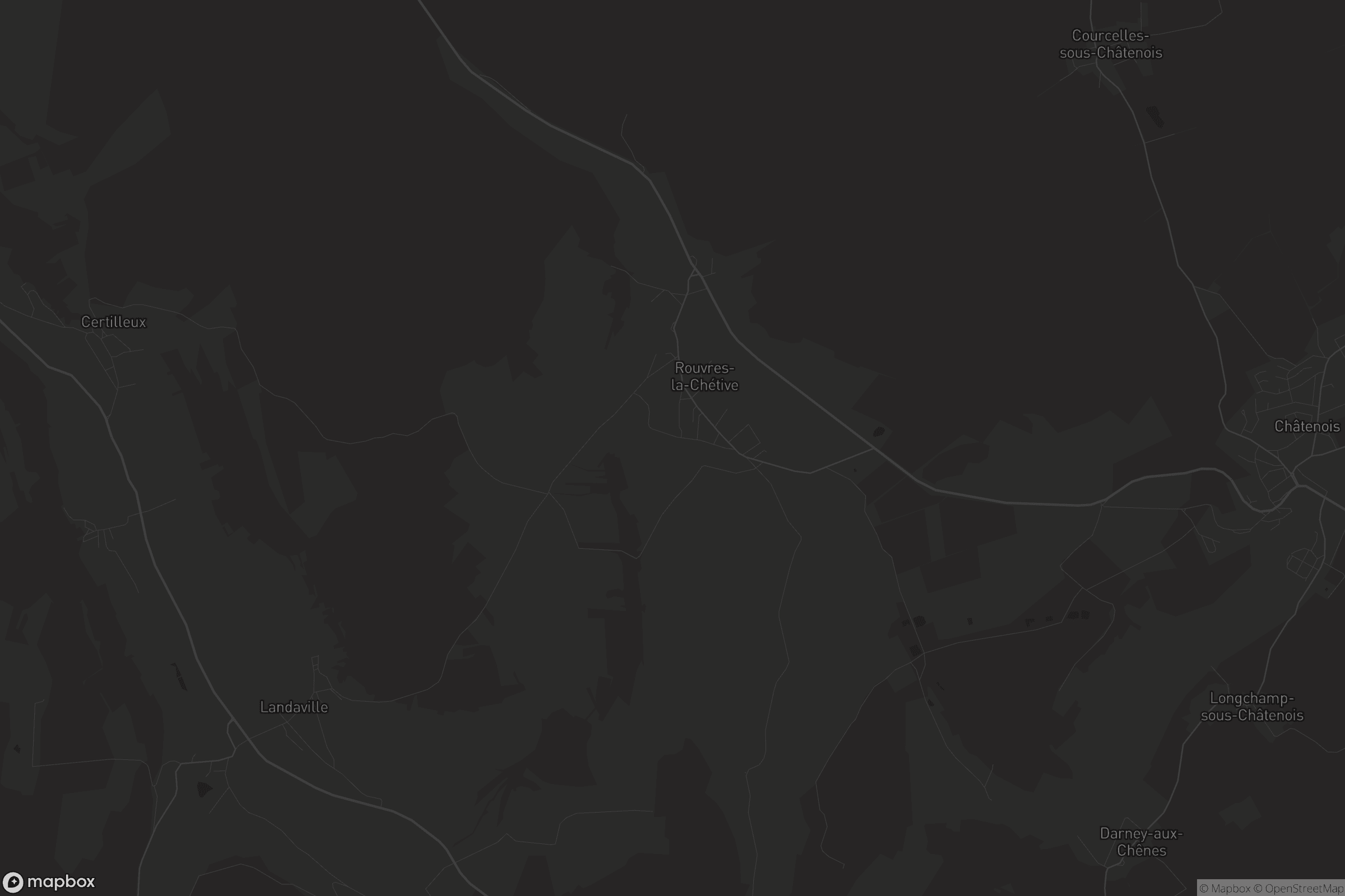 Carte de Rouvres-la-Chétive