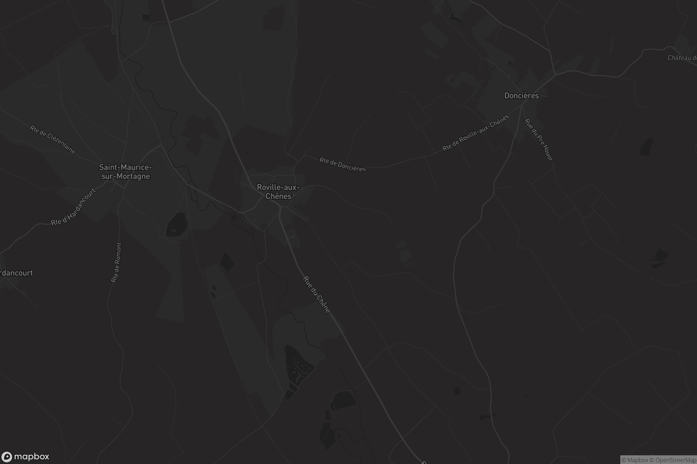 Carte de Roville-aux-Chênes